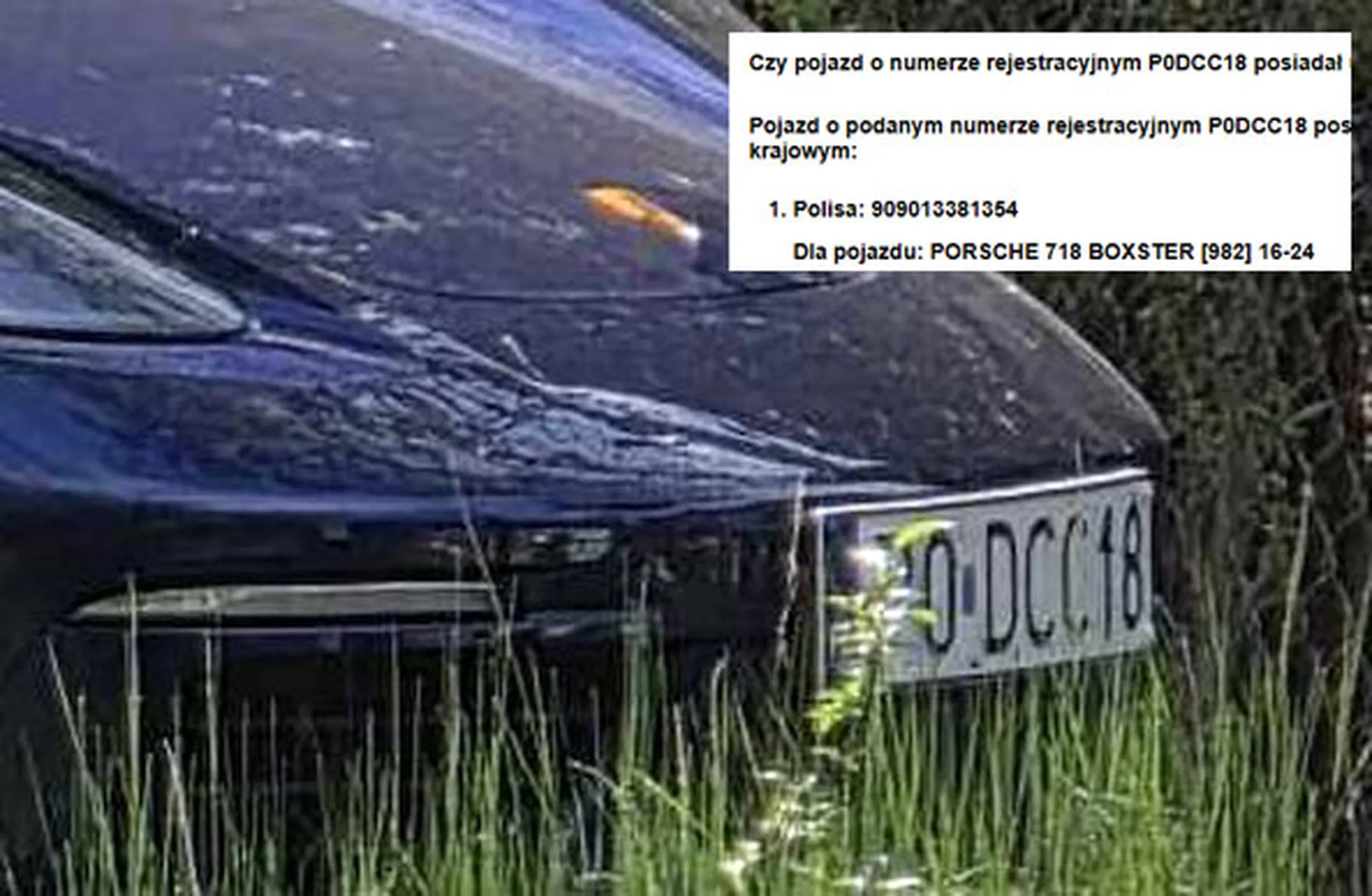 Fajny numer, blacha P0 DCC18