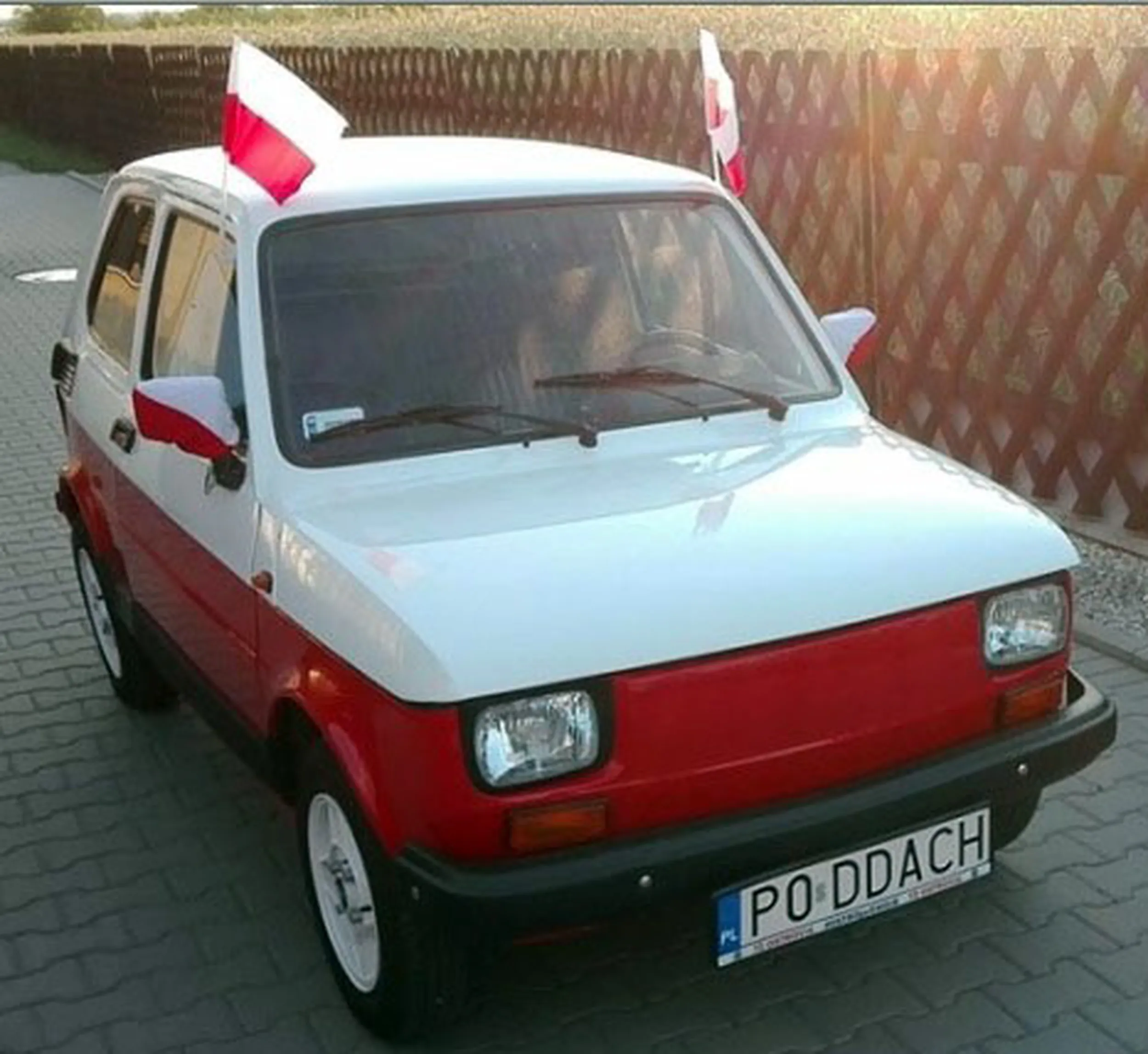 Fajny numer, blacha P0 DDACH