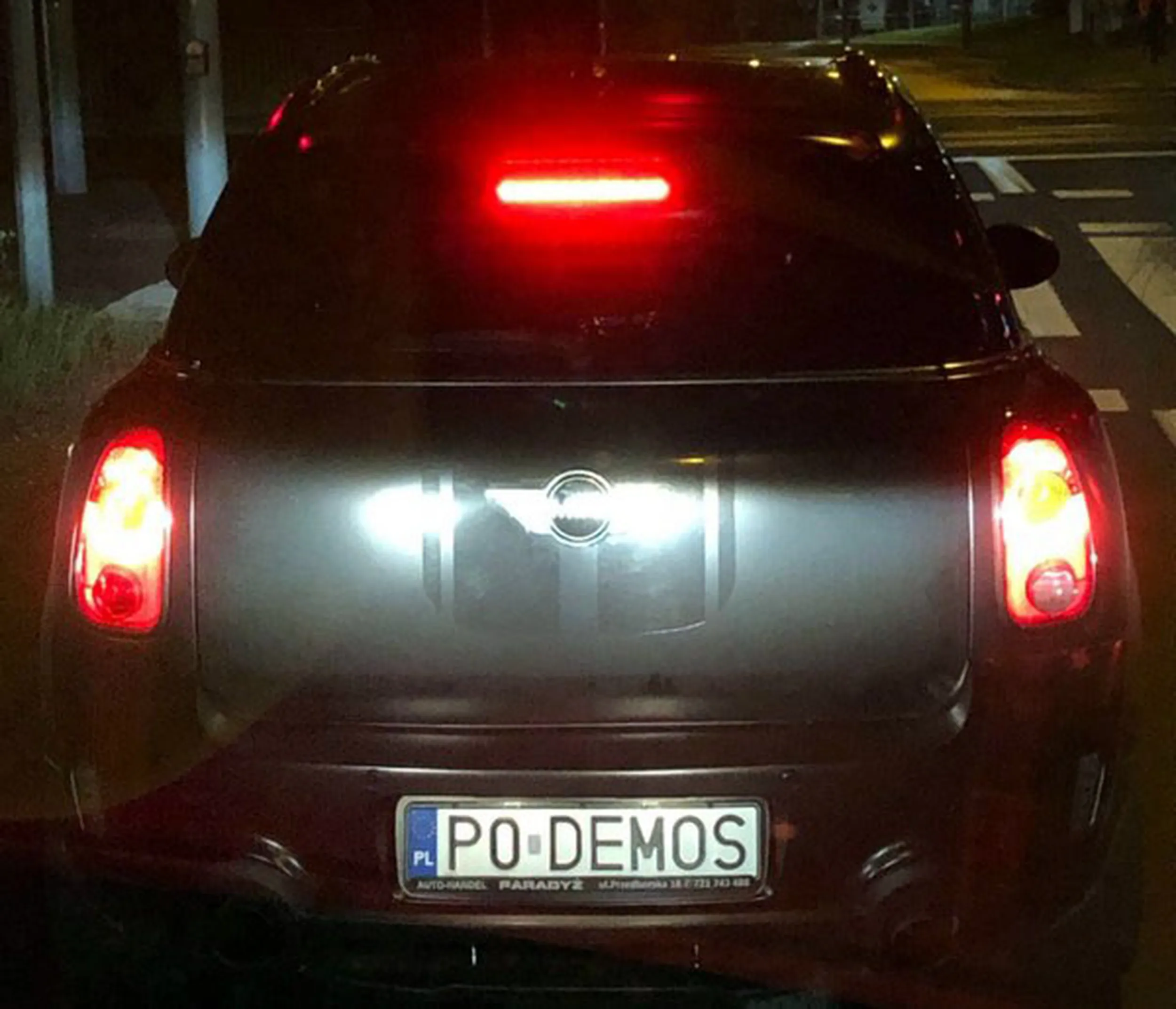 Fajny numer, blacha P0 DEMOS