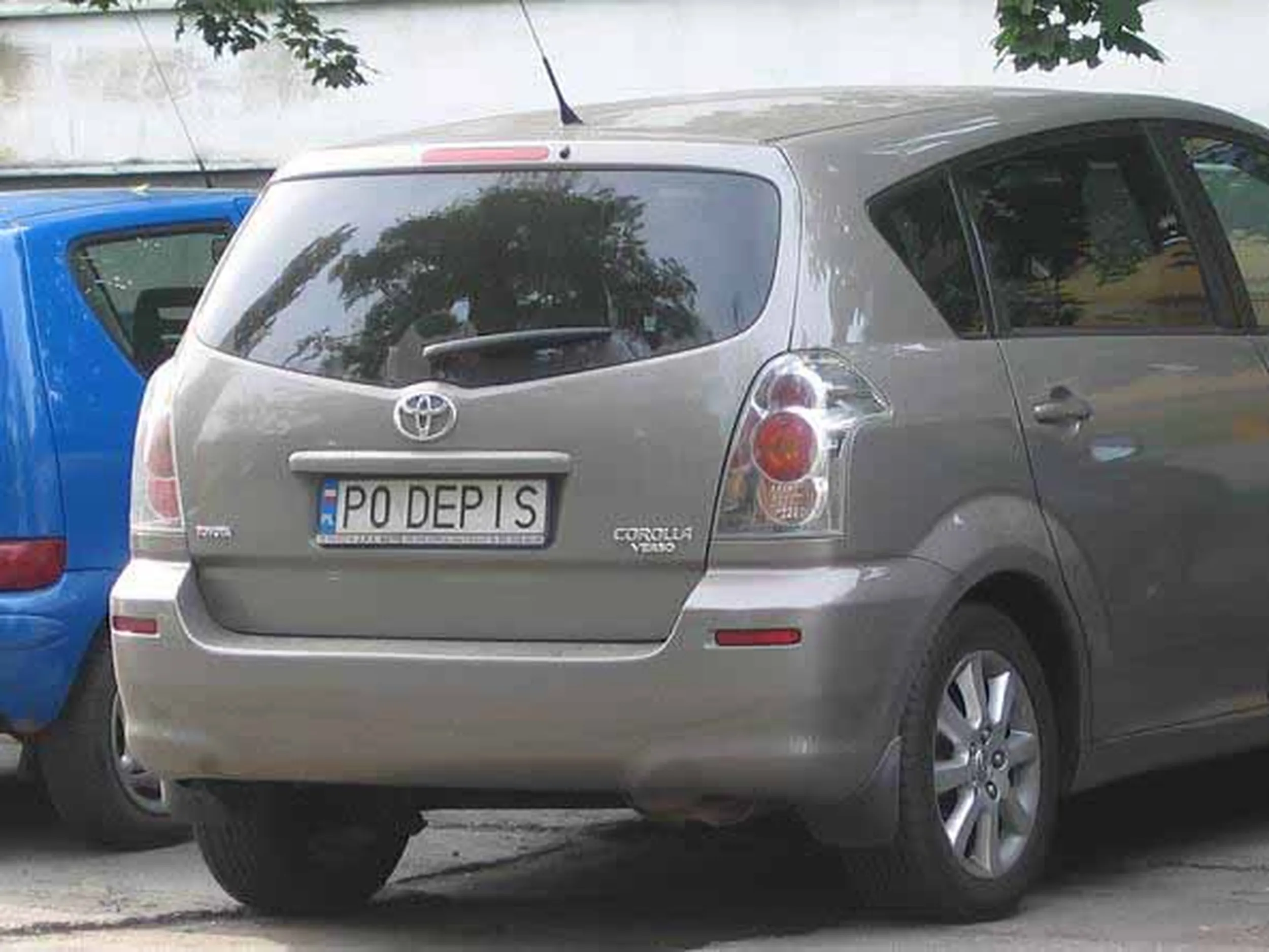 Fajny numer, blacha P0 DEPIS