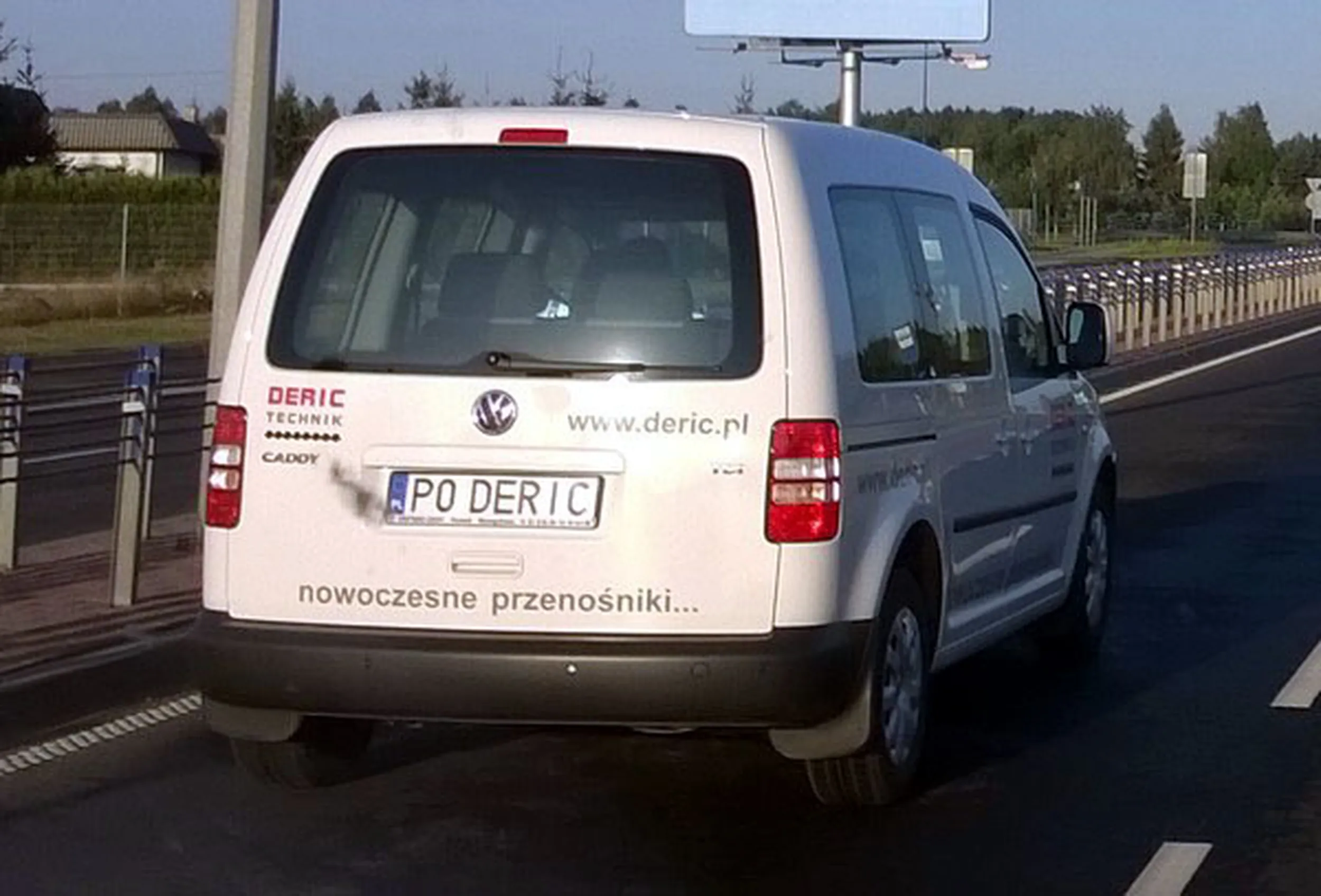 Fajny numer, blacha P0 DERIC