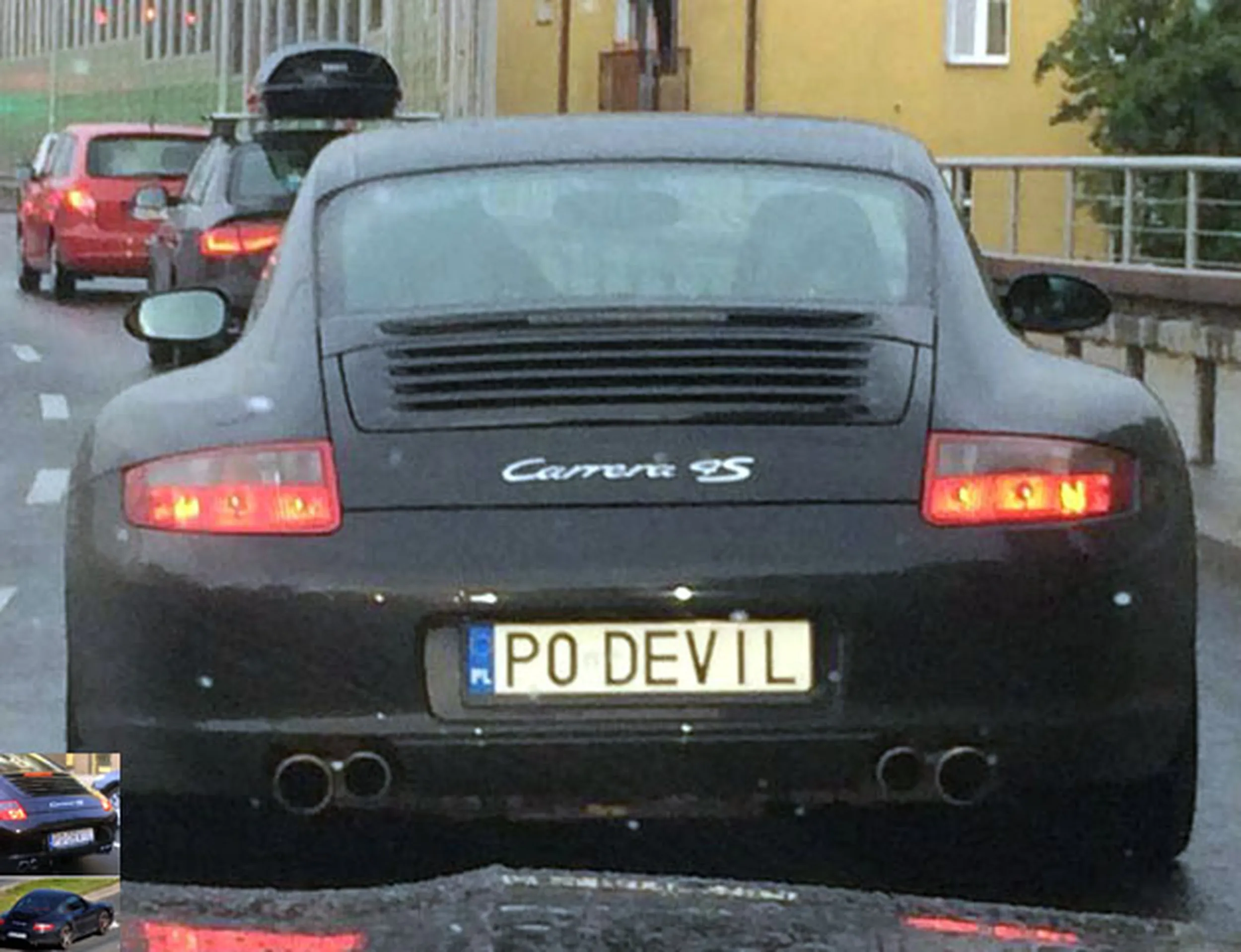 Fajny numer, blacha P0 DEVIL