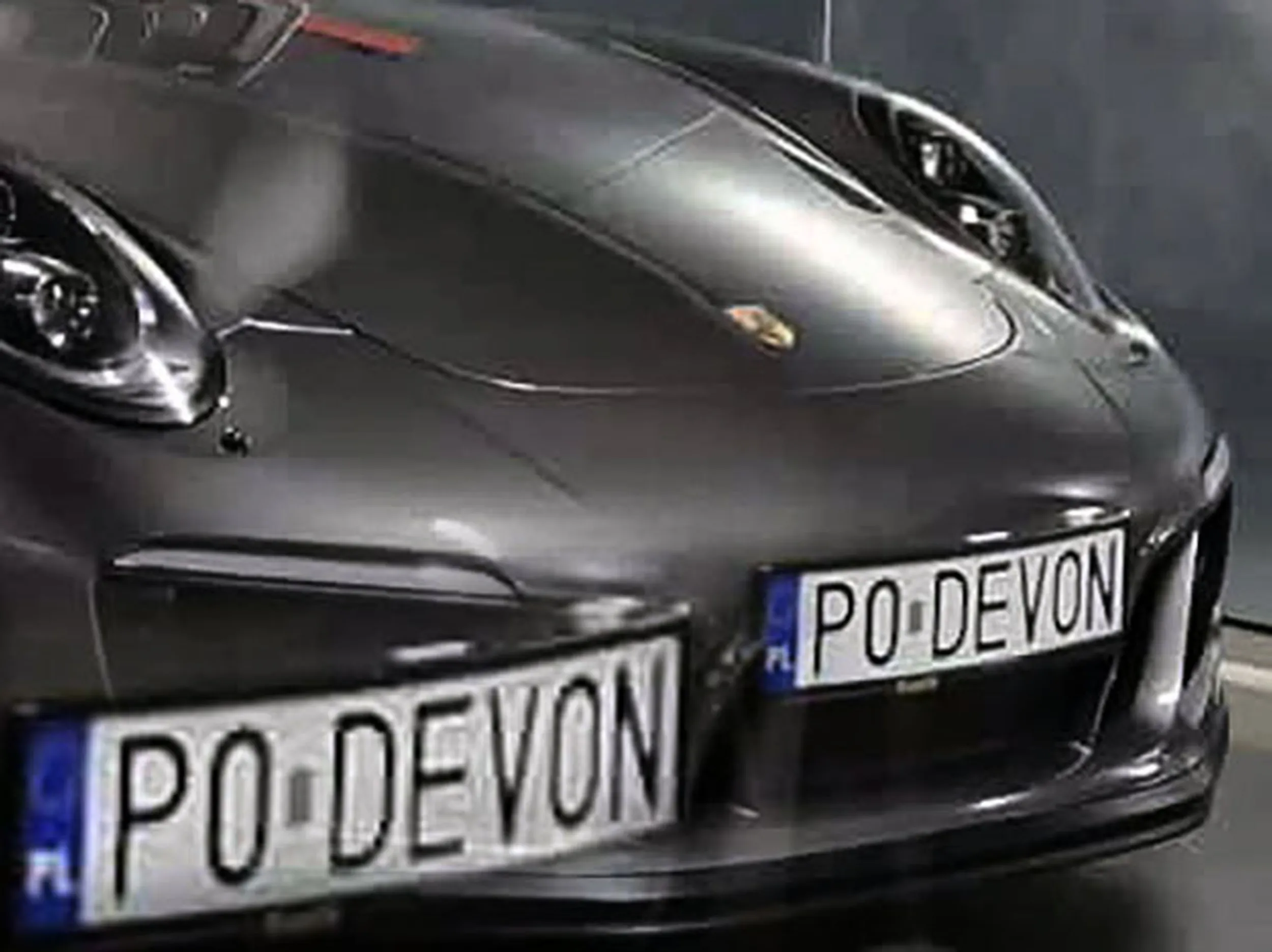 Fajny numer, blacha P0 DEVON