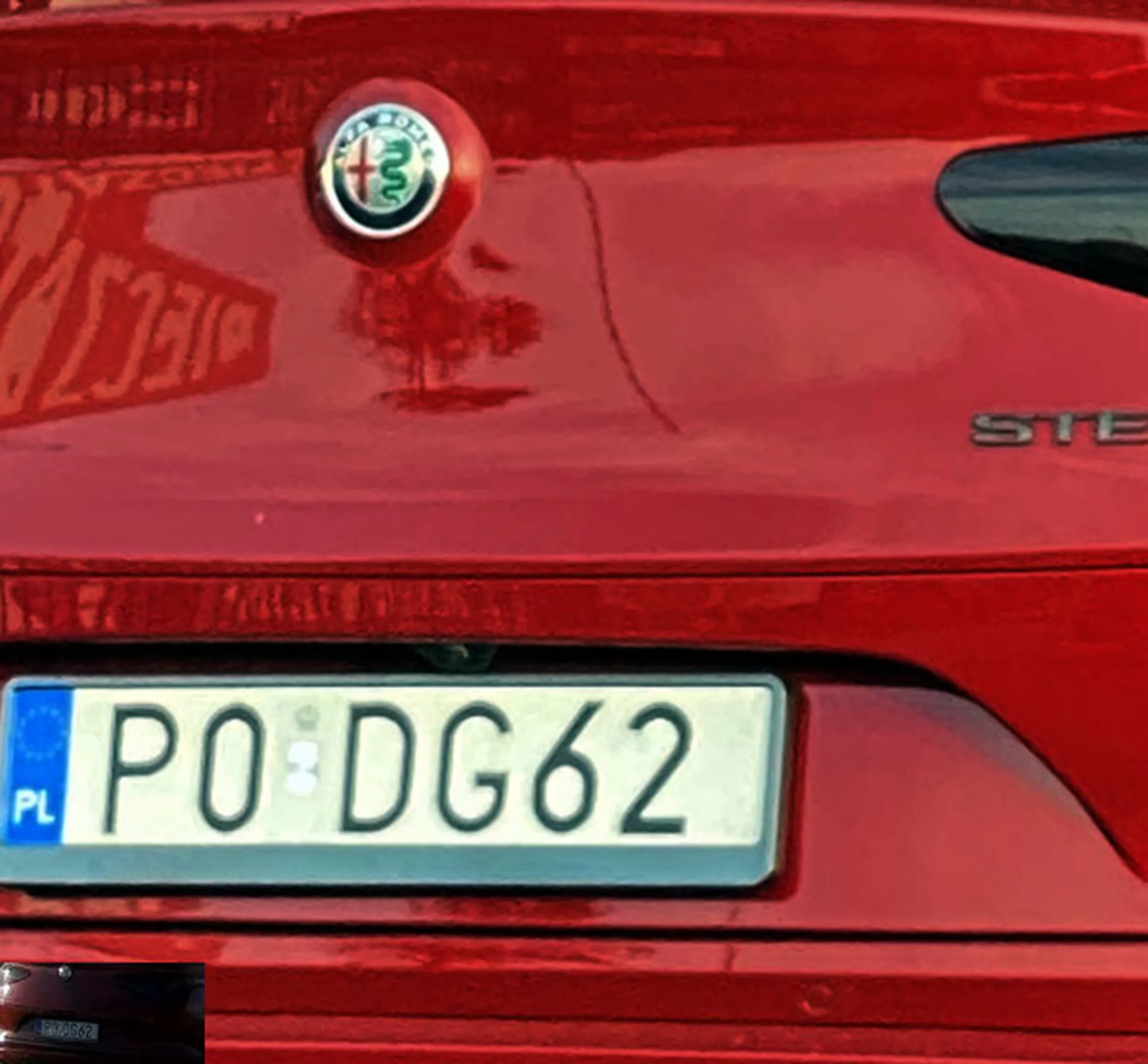 Fajny numer, blacha P0 DG62