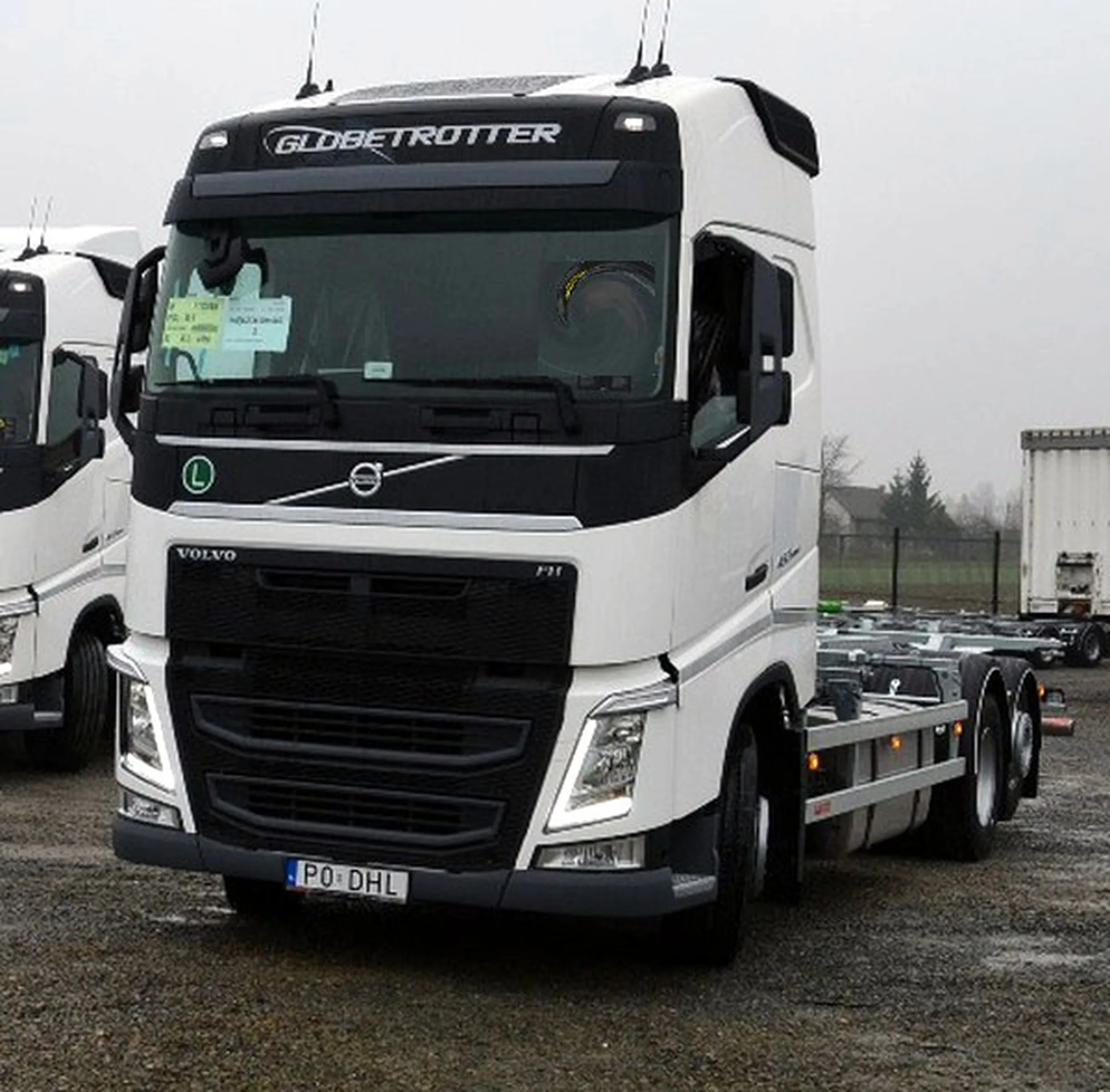 Fajny numer, blacha P0 DHL