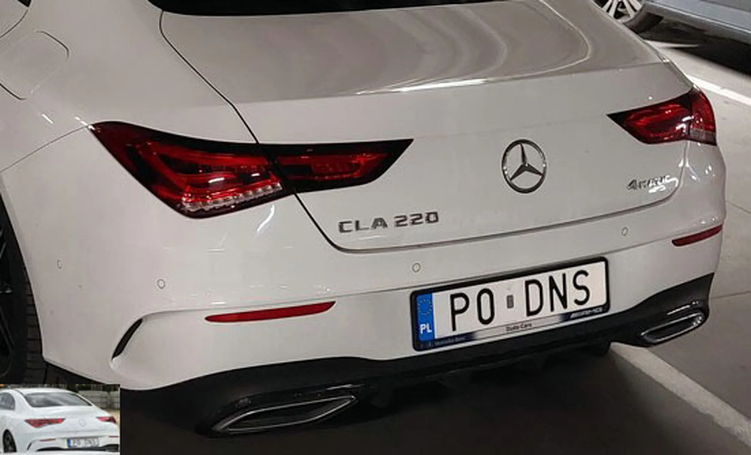 Fajny numer, blacha P0 DNS