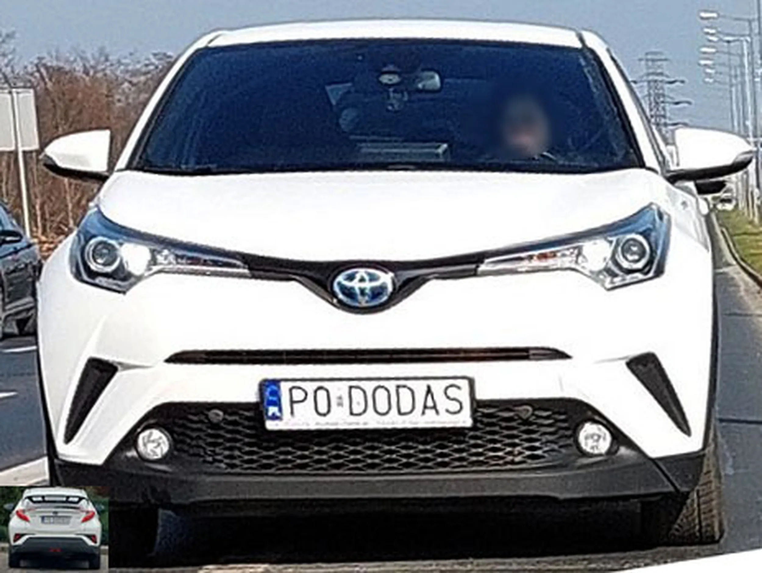 Fajny numer, blacha P0 DODAS