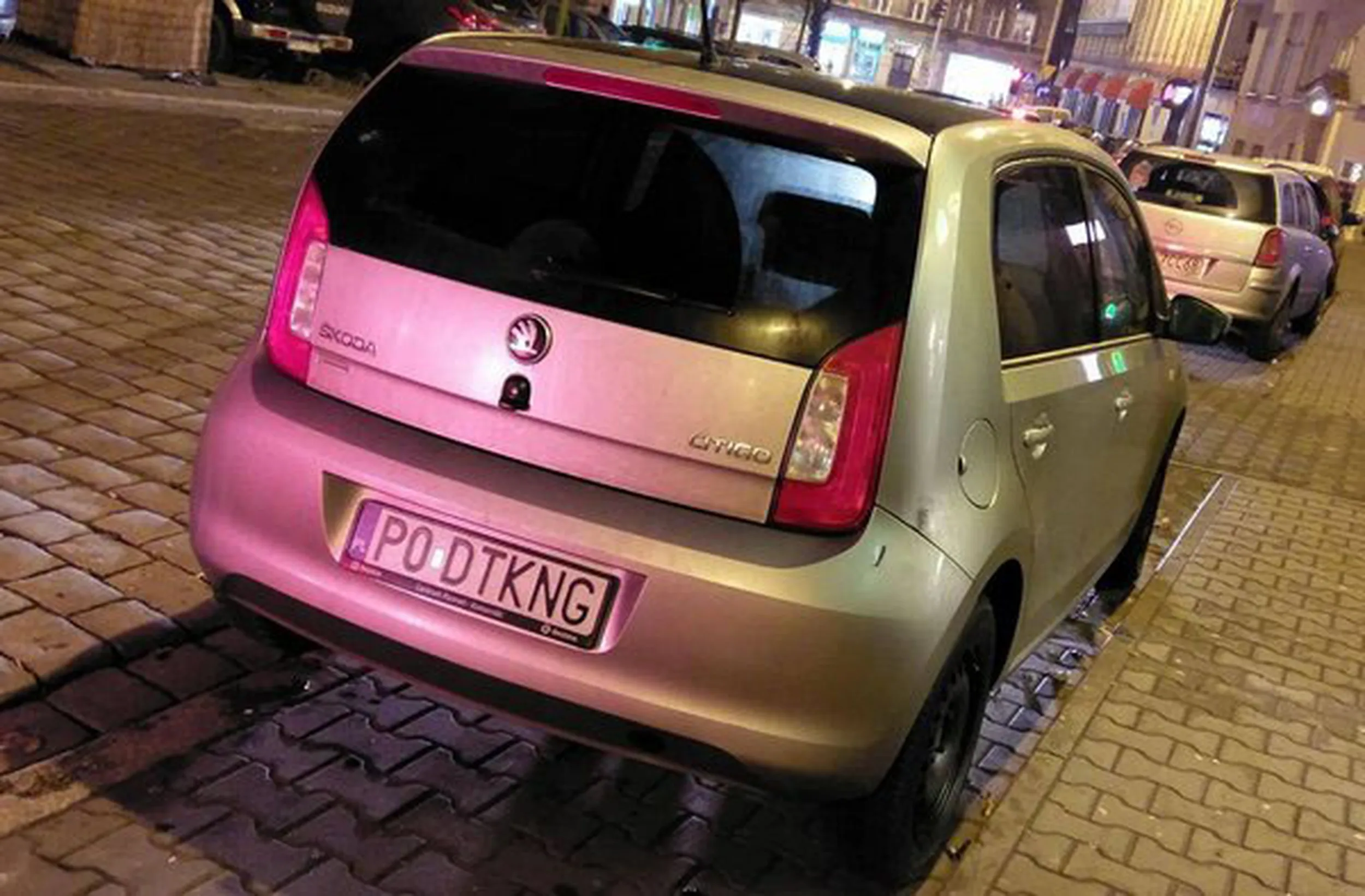 Fajny numer, blacha P0 DTKNG