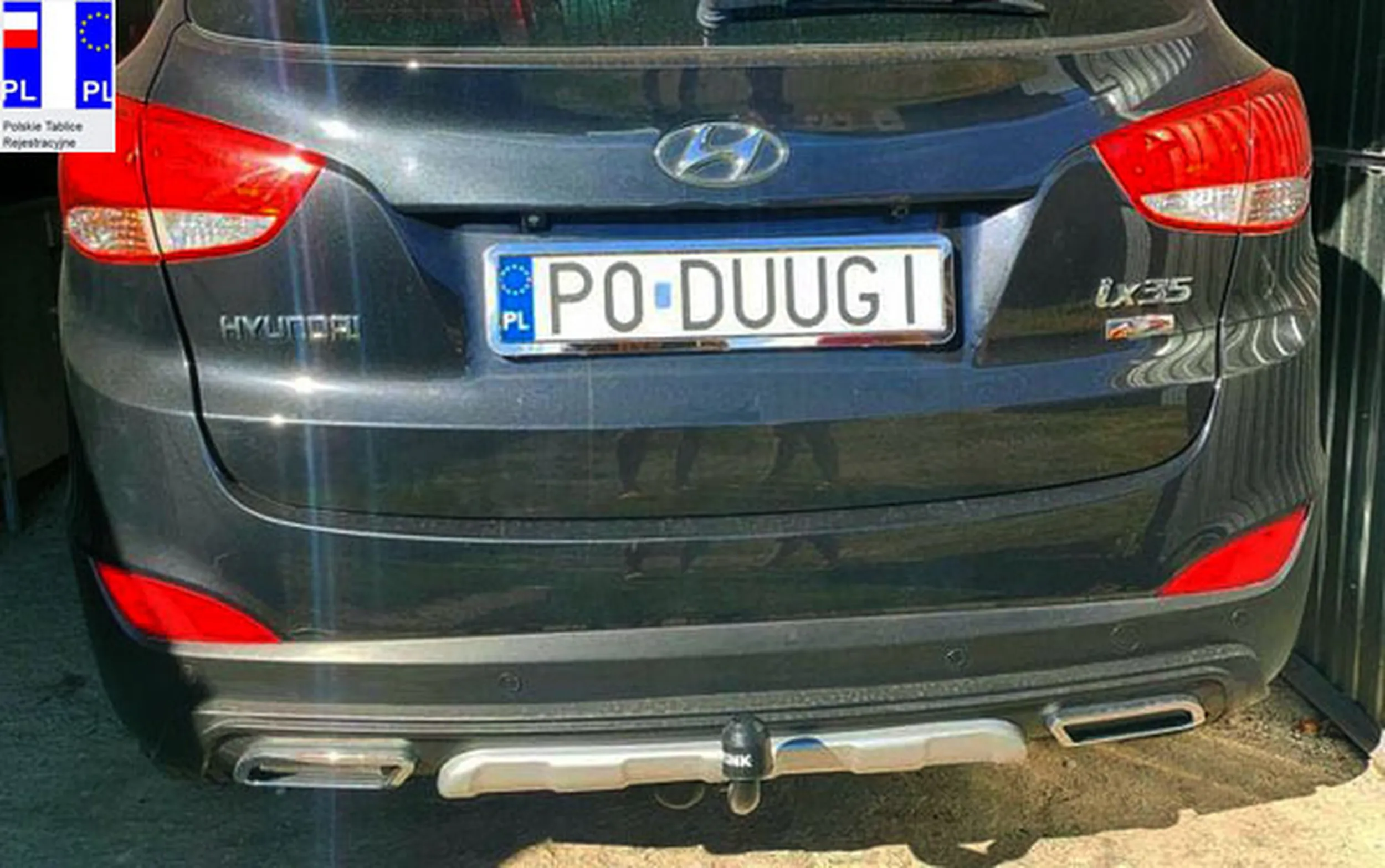 Fajny numer, blacha P0 DUUGI