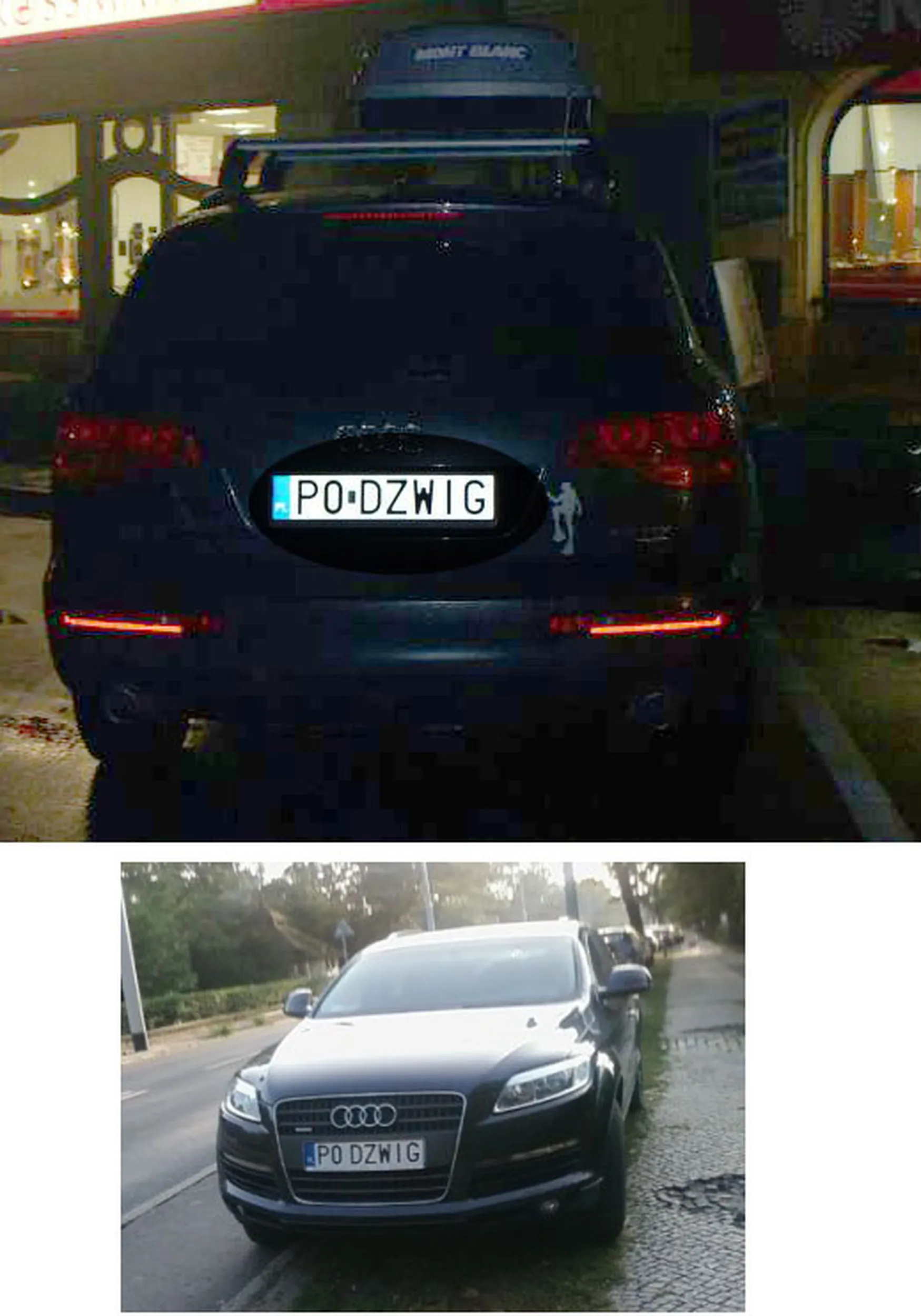 Fajny numer, blacha P0 DZWIG