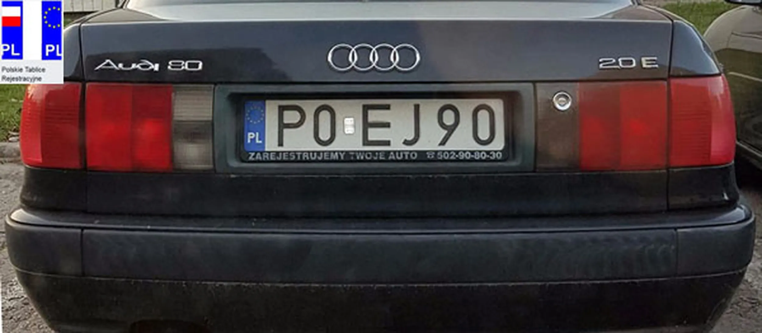 Fajny numer, blacha P0 EJ90