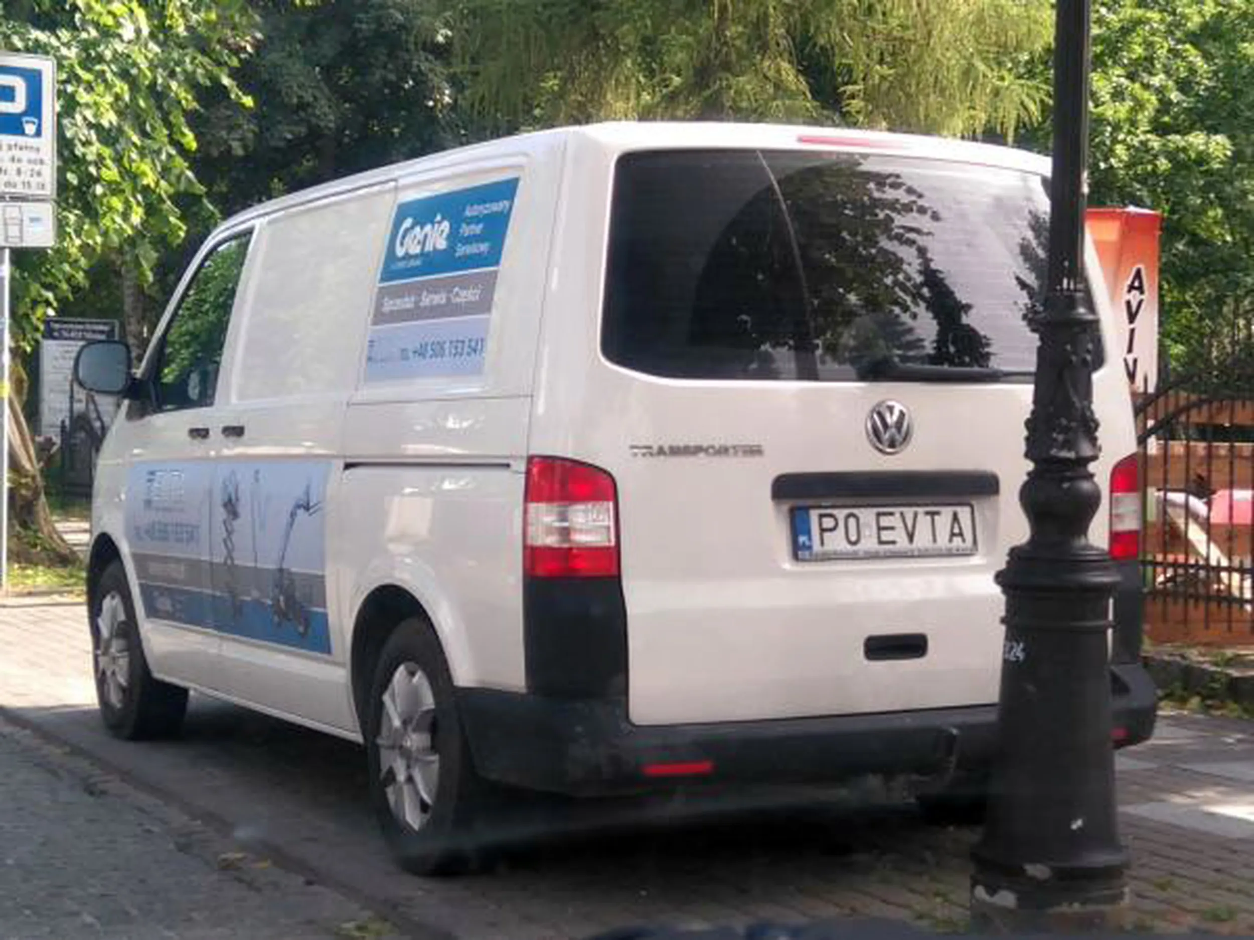 Fajny numer, blacha P0 EVTA