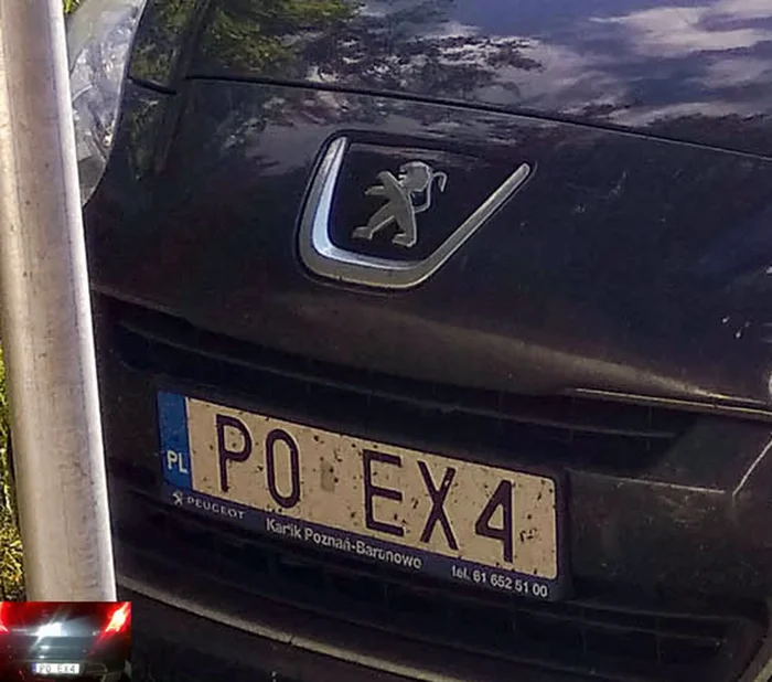 Fajny numer, blacha P0 EX4