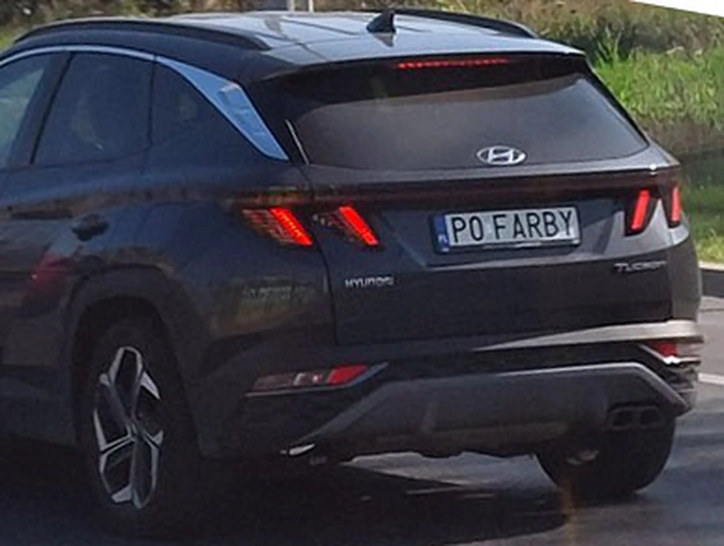 Fajny numer, blacha P0 FARBY