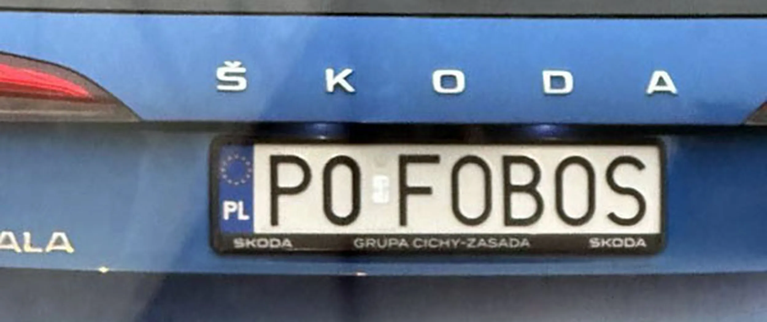 Fajny numer, blacha P0 FOBOS