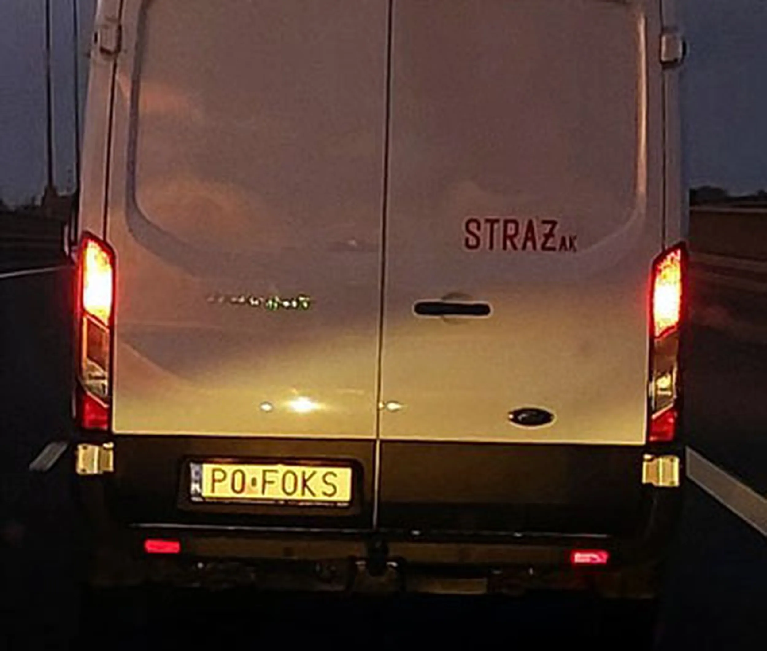 Fajny numer, blacha P0 FOKS