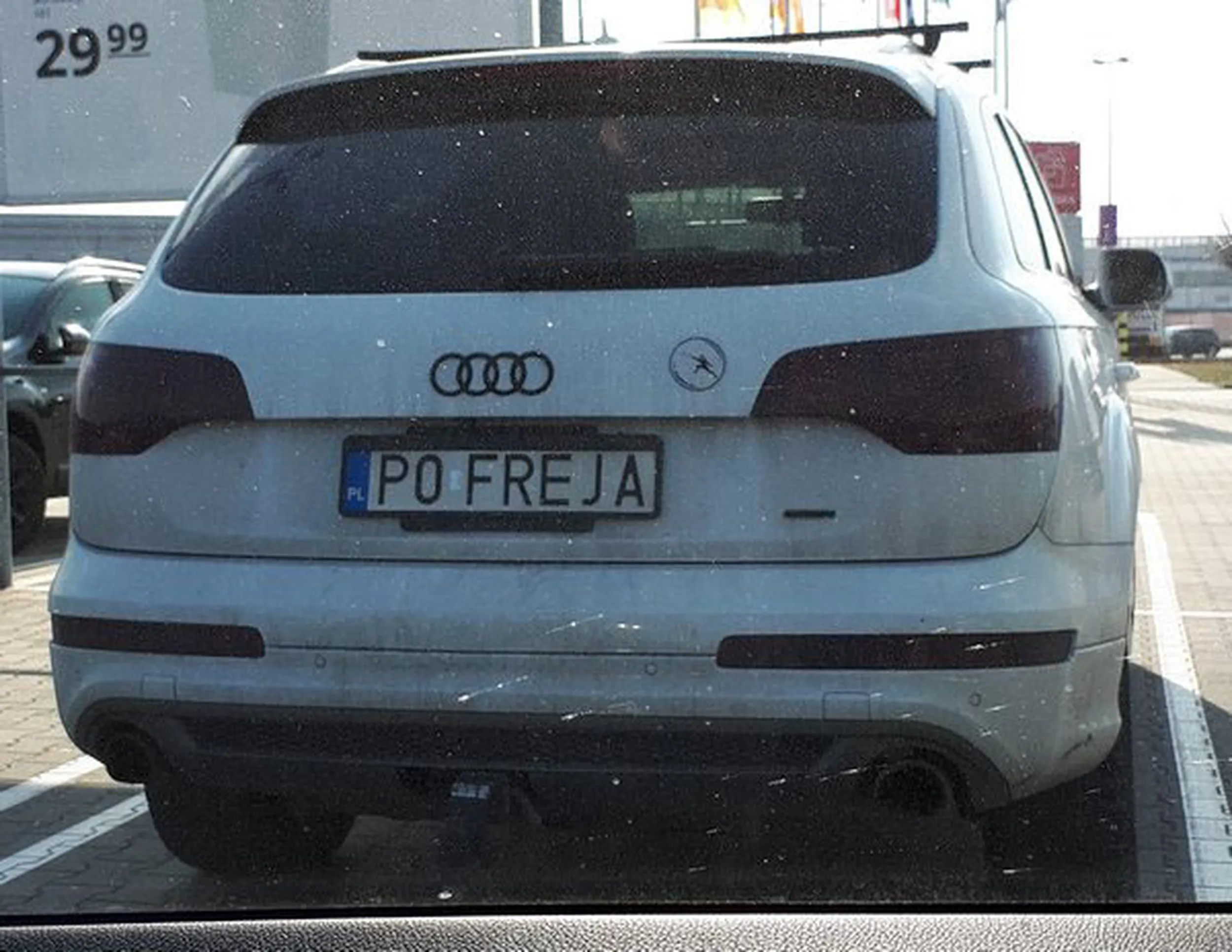 Fajny numer, blacha P0 FREJA