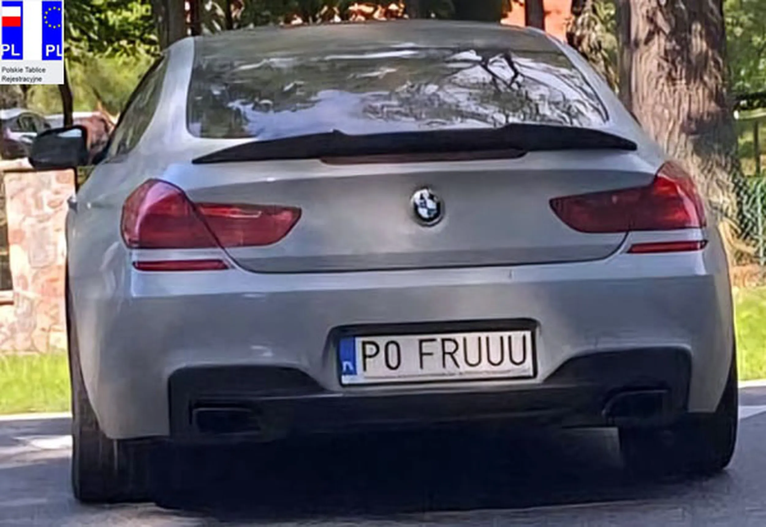 Fajny numer, blacha P0 FRUUU