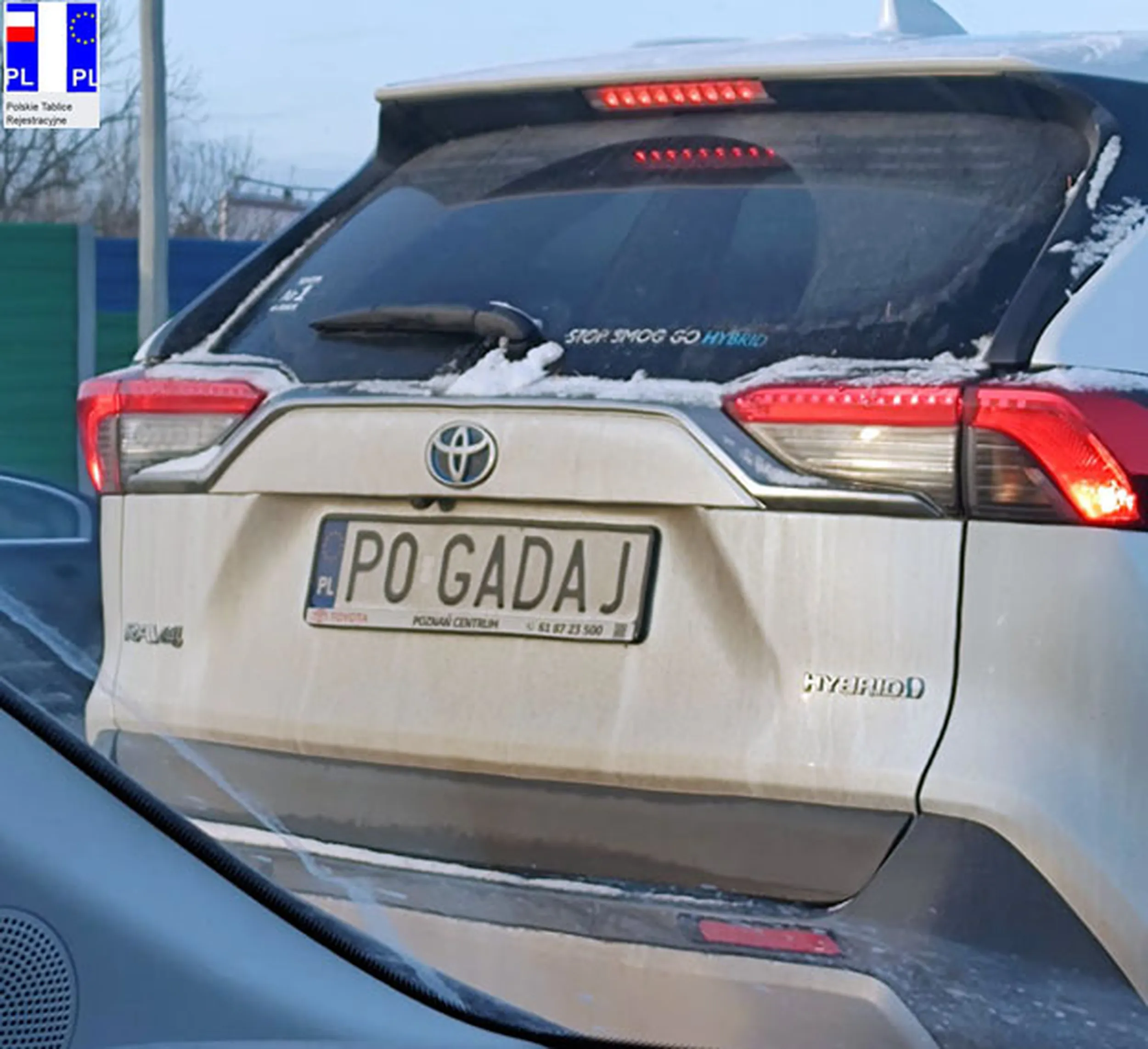 Fajny numer, blacha P0 GADAJ