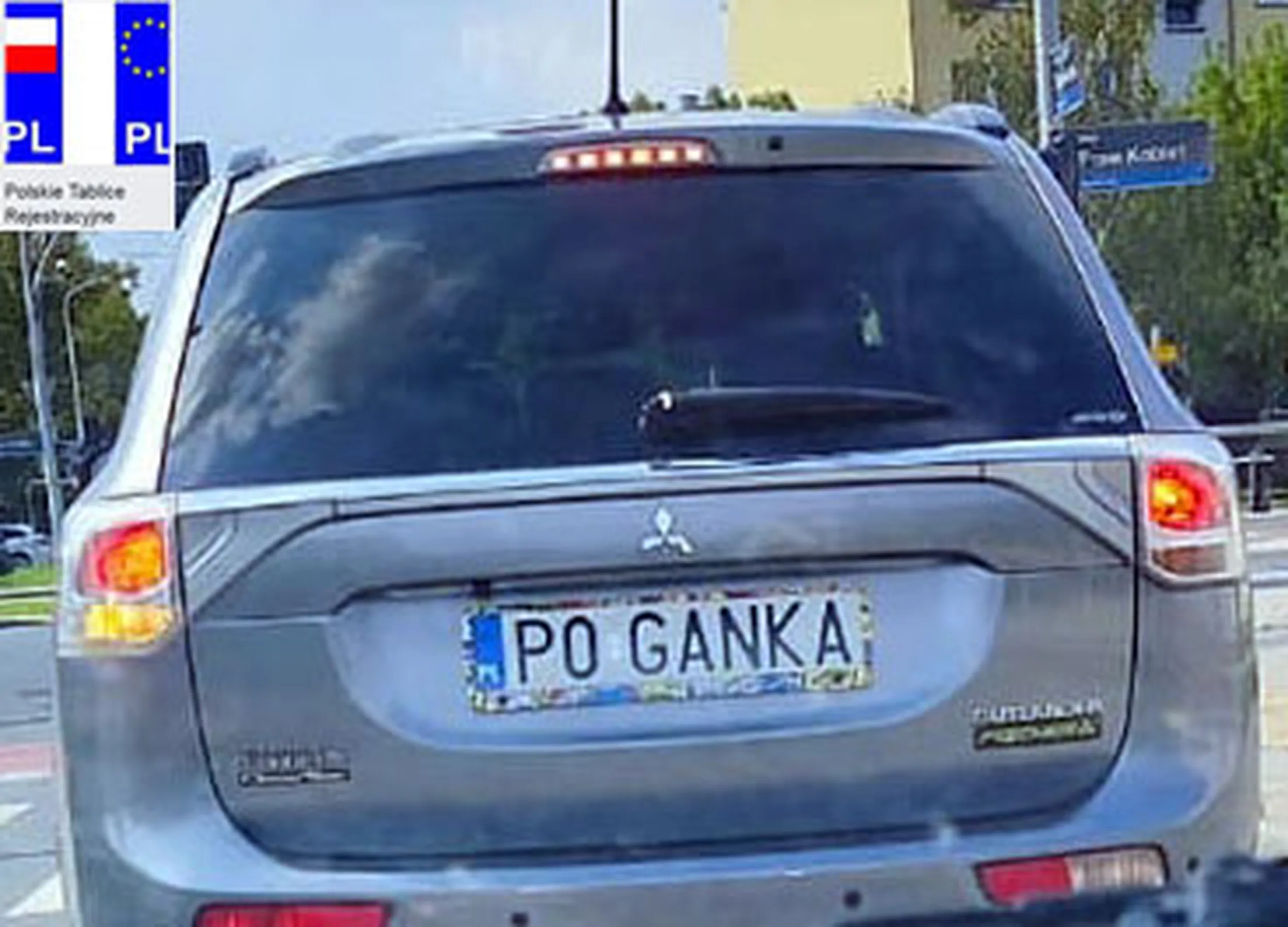 Fajny numer, blacha P0 GANKA