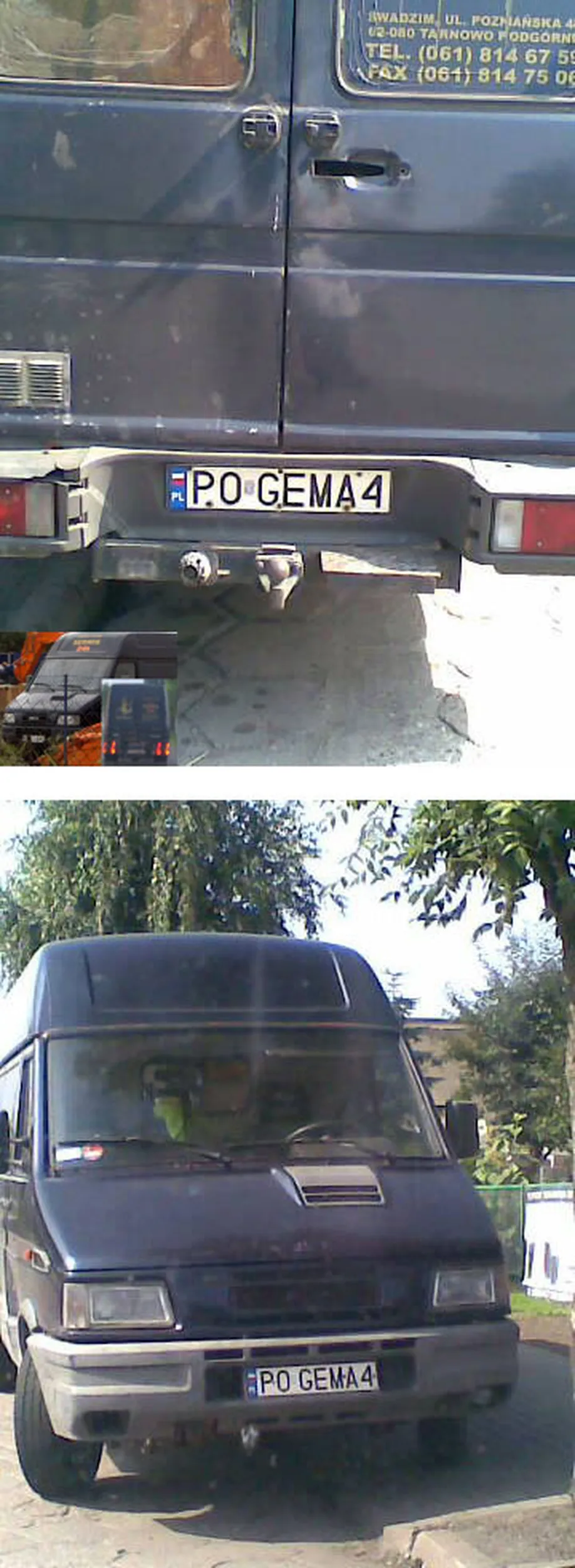 Fajny numer, blacha P0 GEMA4