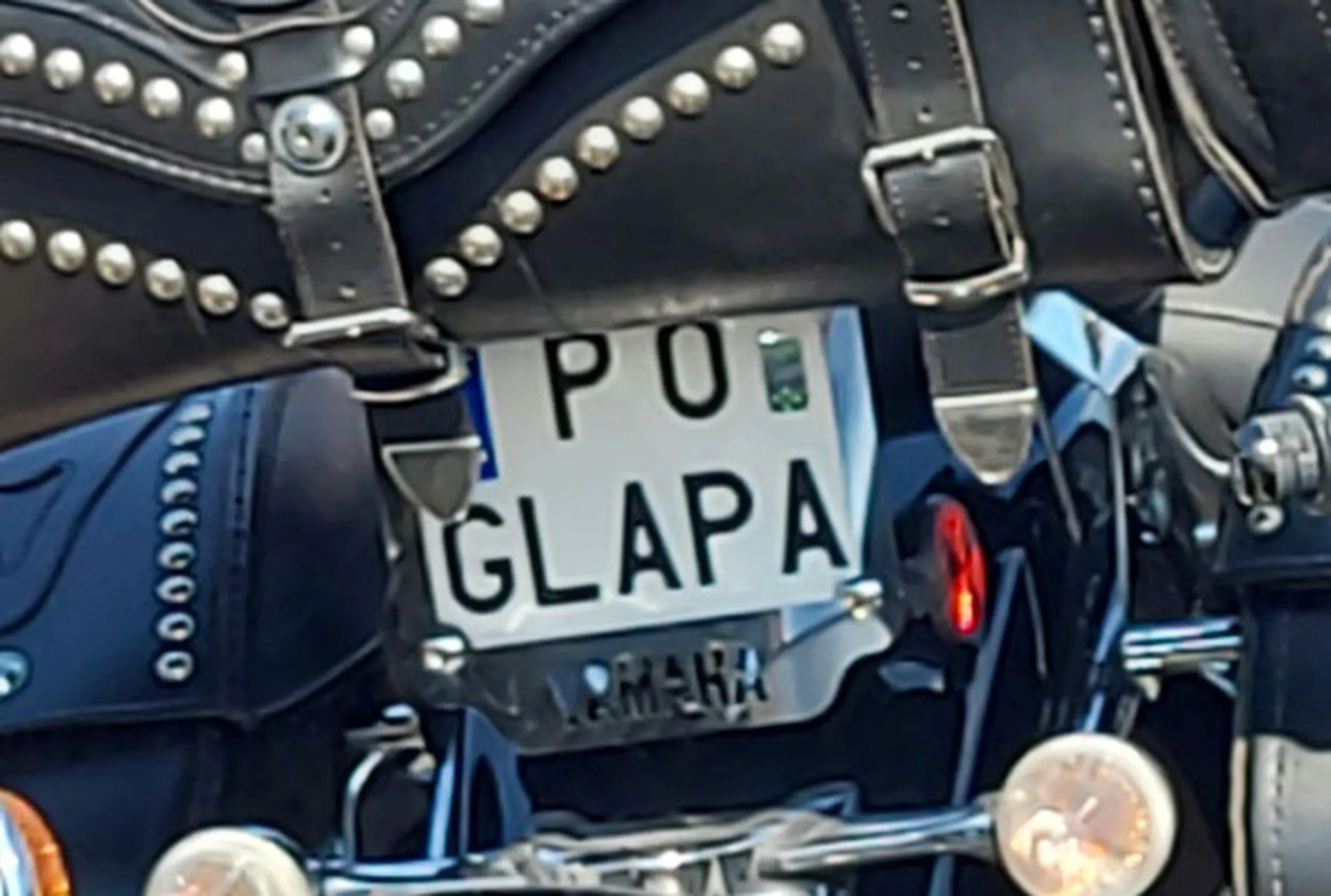 Fajny numer, blacha P0 GLAPA