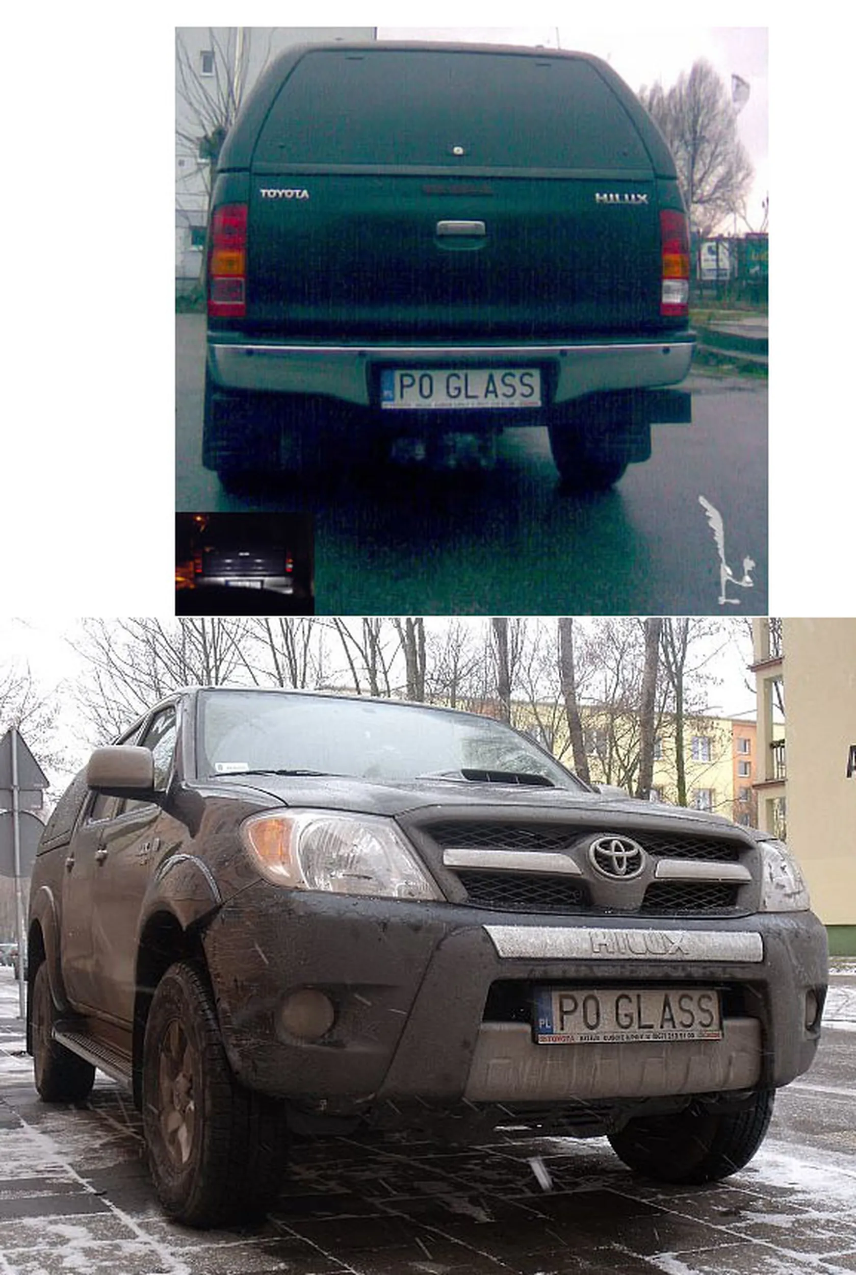 Fajny numer, blacha P0 GLASS