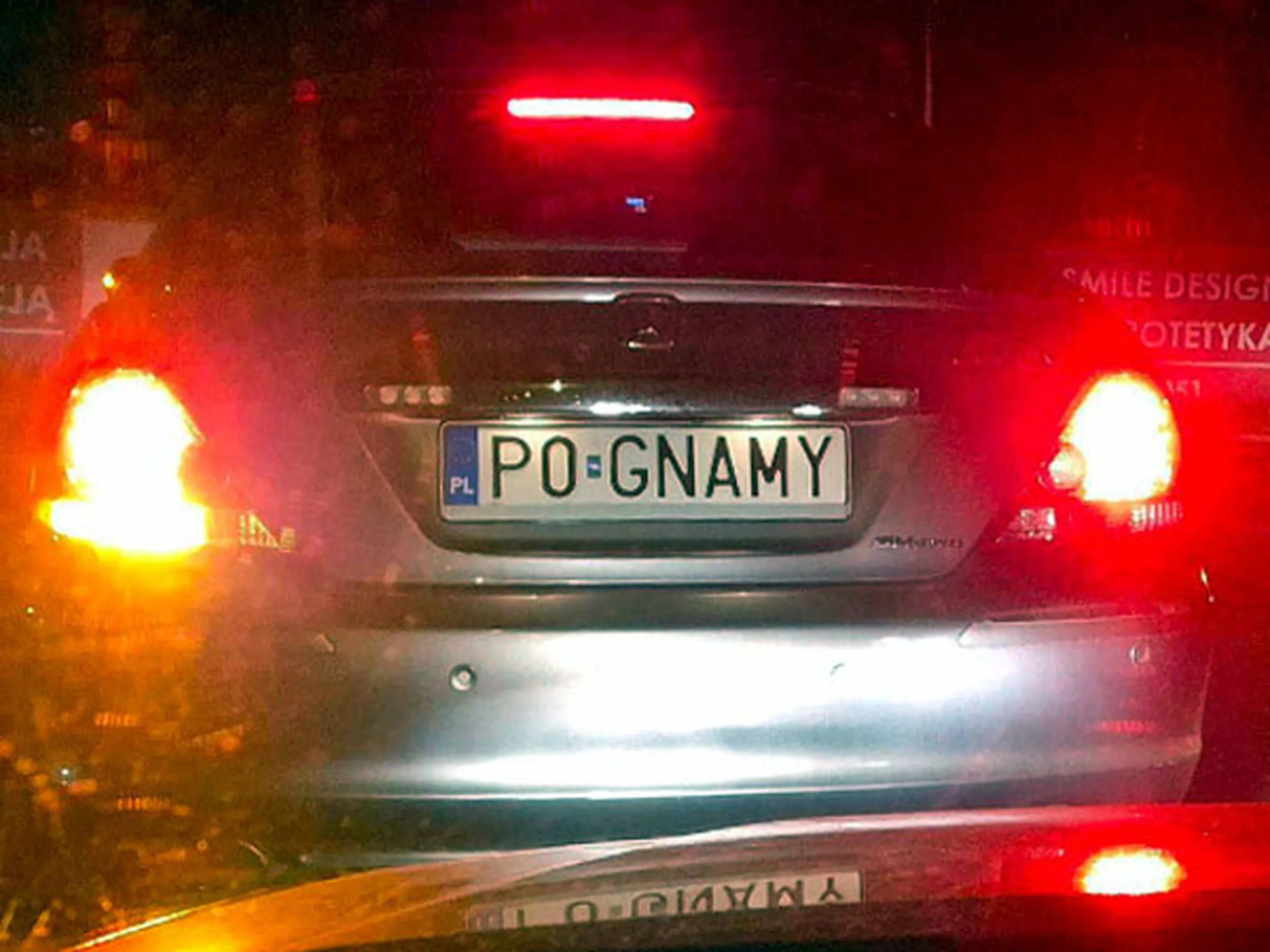 Fajny numer, blacha P0 GNAMY