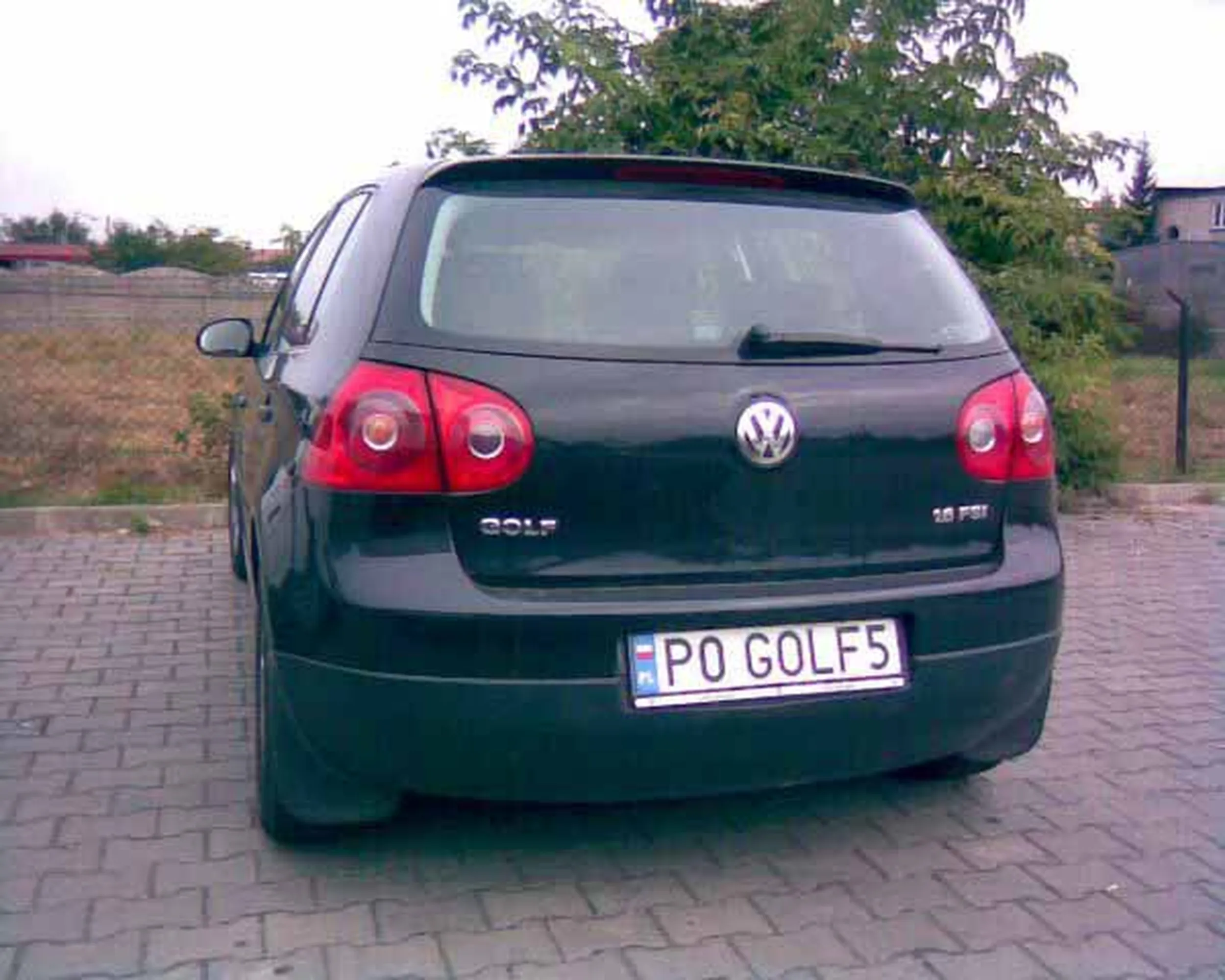 Fajny numer, blacha P0 GOLF5