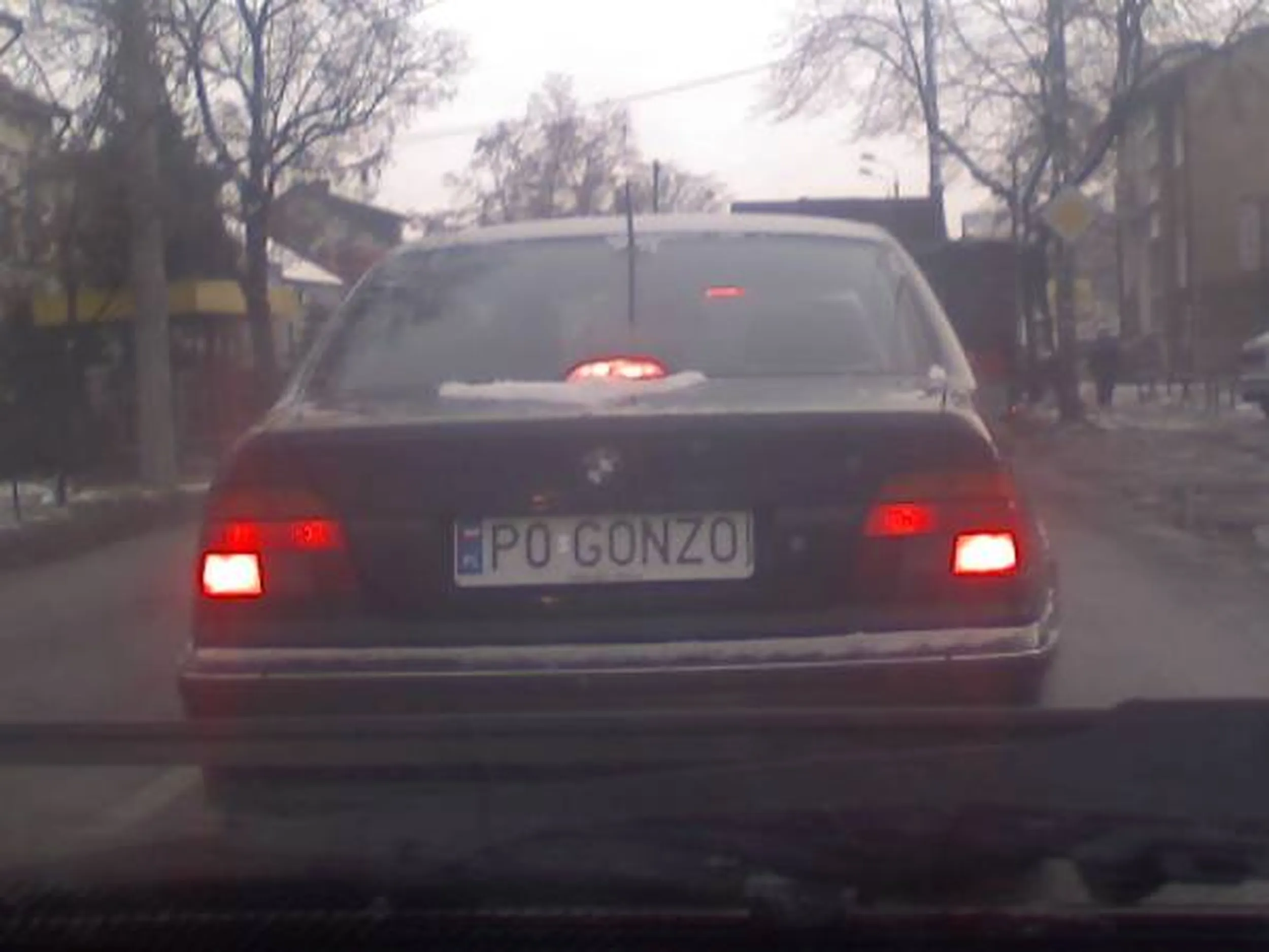 Fajny numer, blacha P0 GONZO