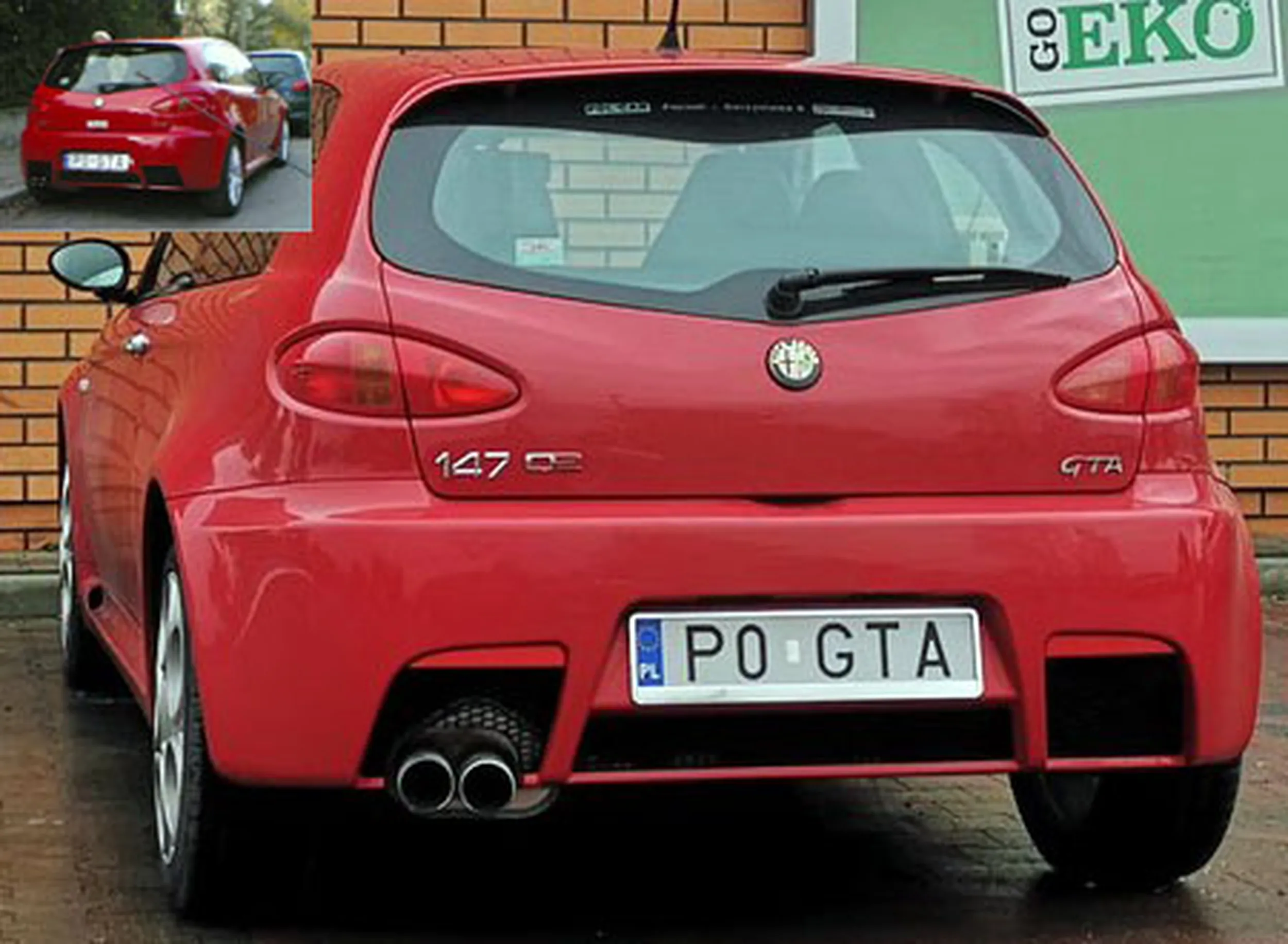 Fajny numer, blacha P0 GTA