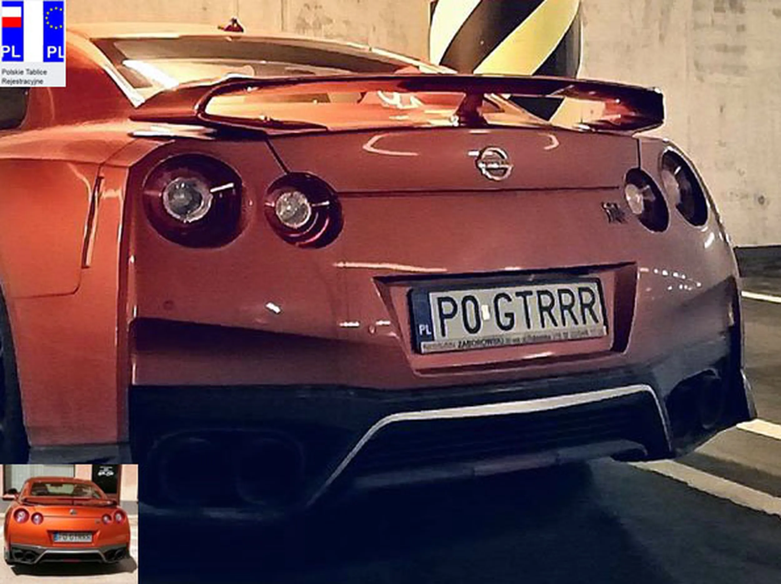 Fajny numer, blacha P0 GTRRR