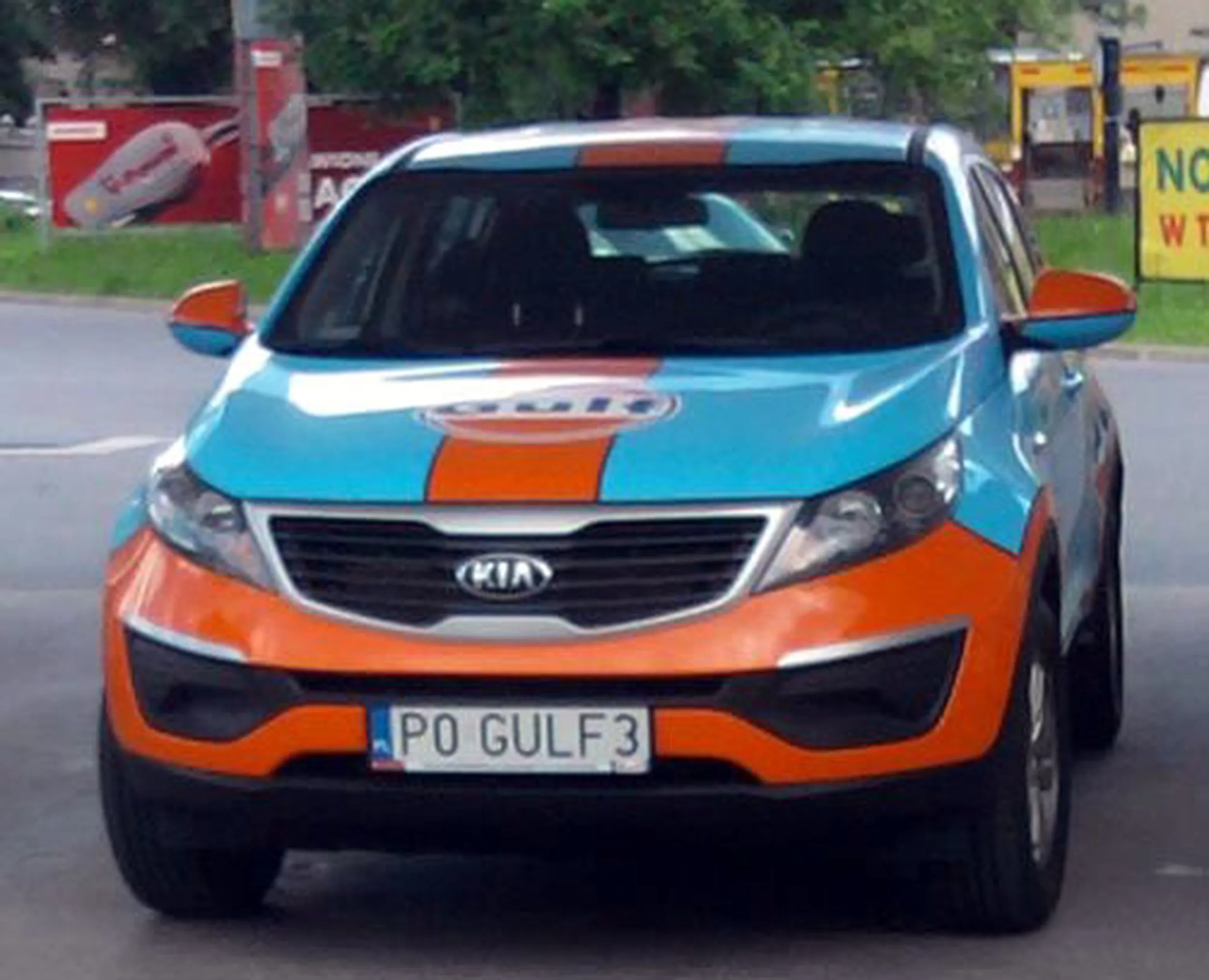 Fajny numer, blacha P0 GULF3