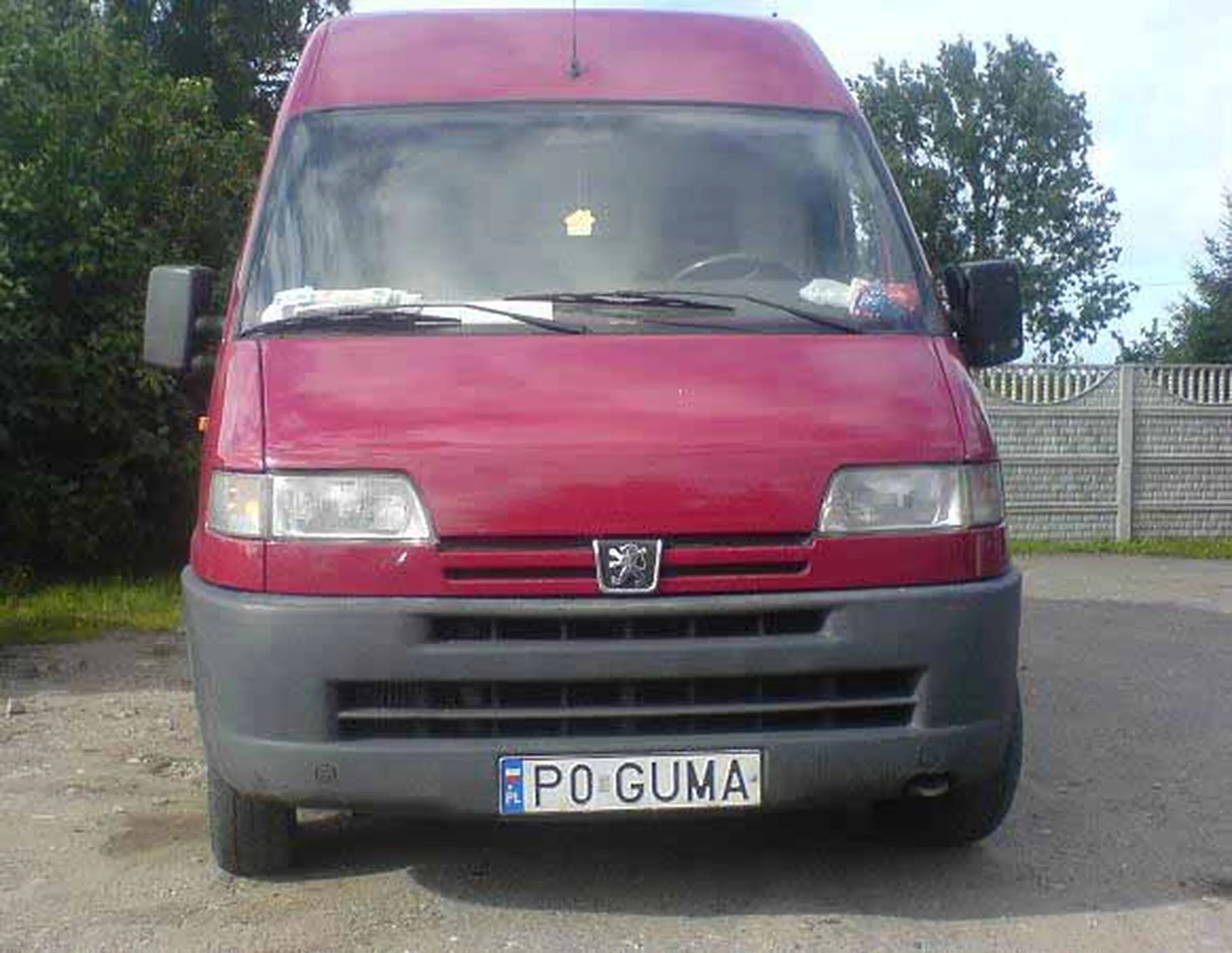 Fajny numer, blacha P0 GUMA