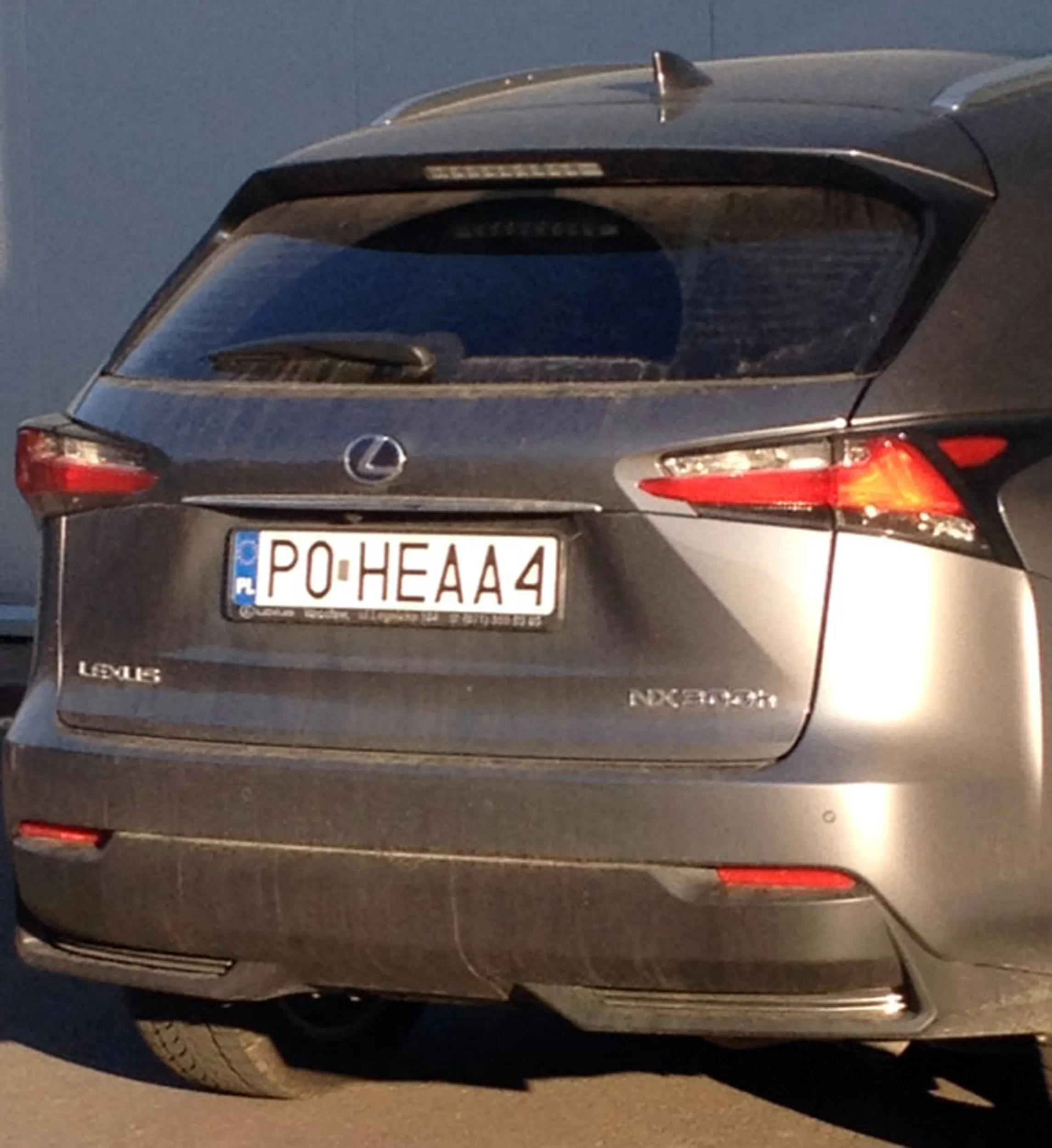 Fajny numer, blacha P0 HEAA4