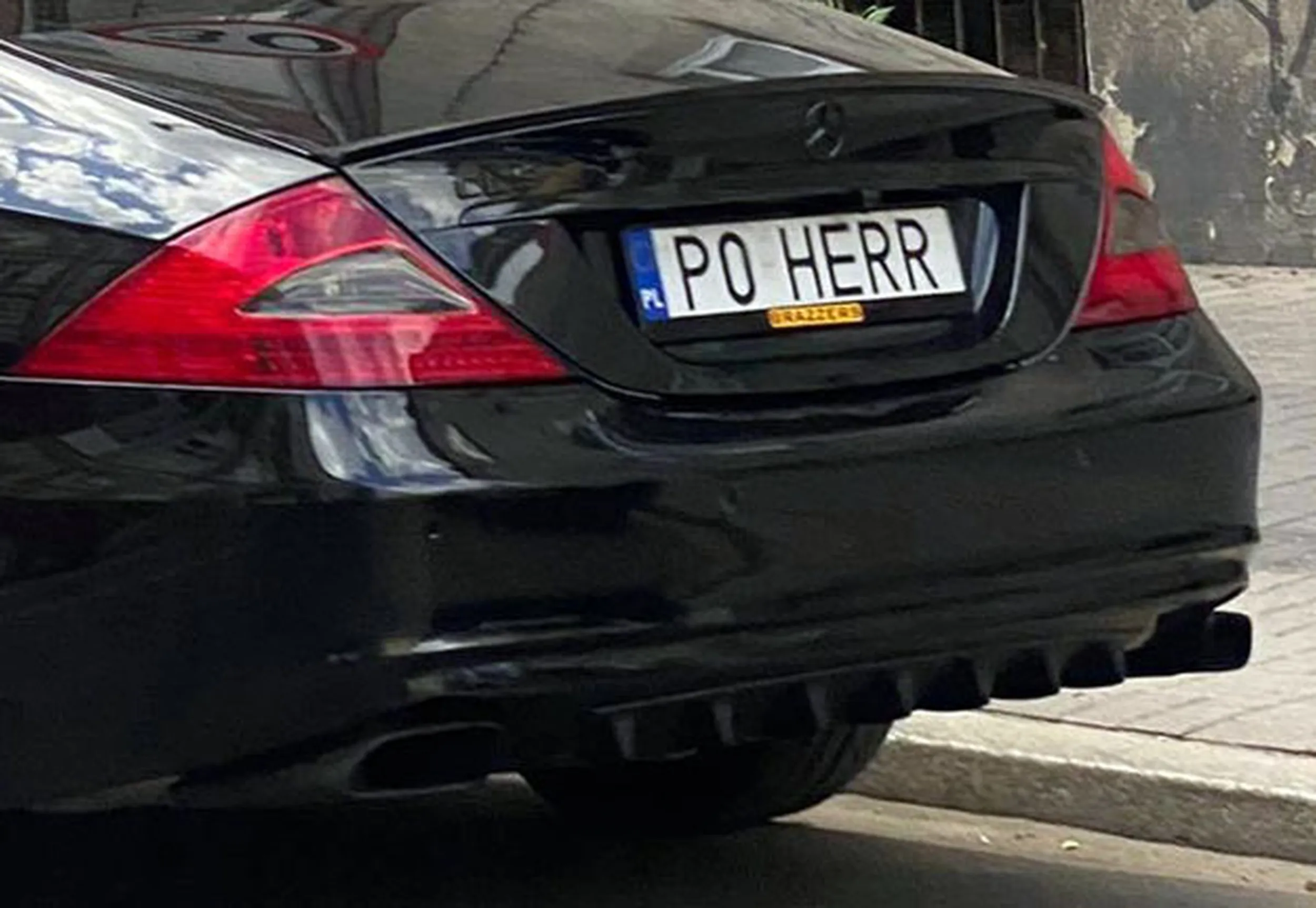 Fajny numer, blacha P0 HERR