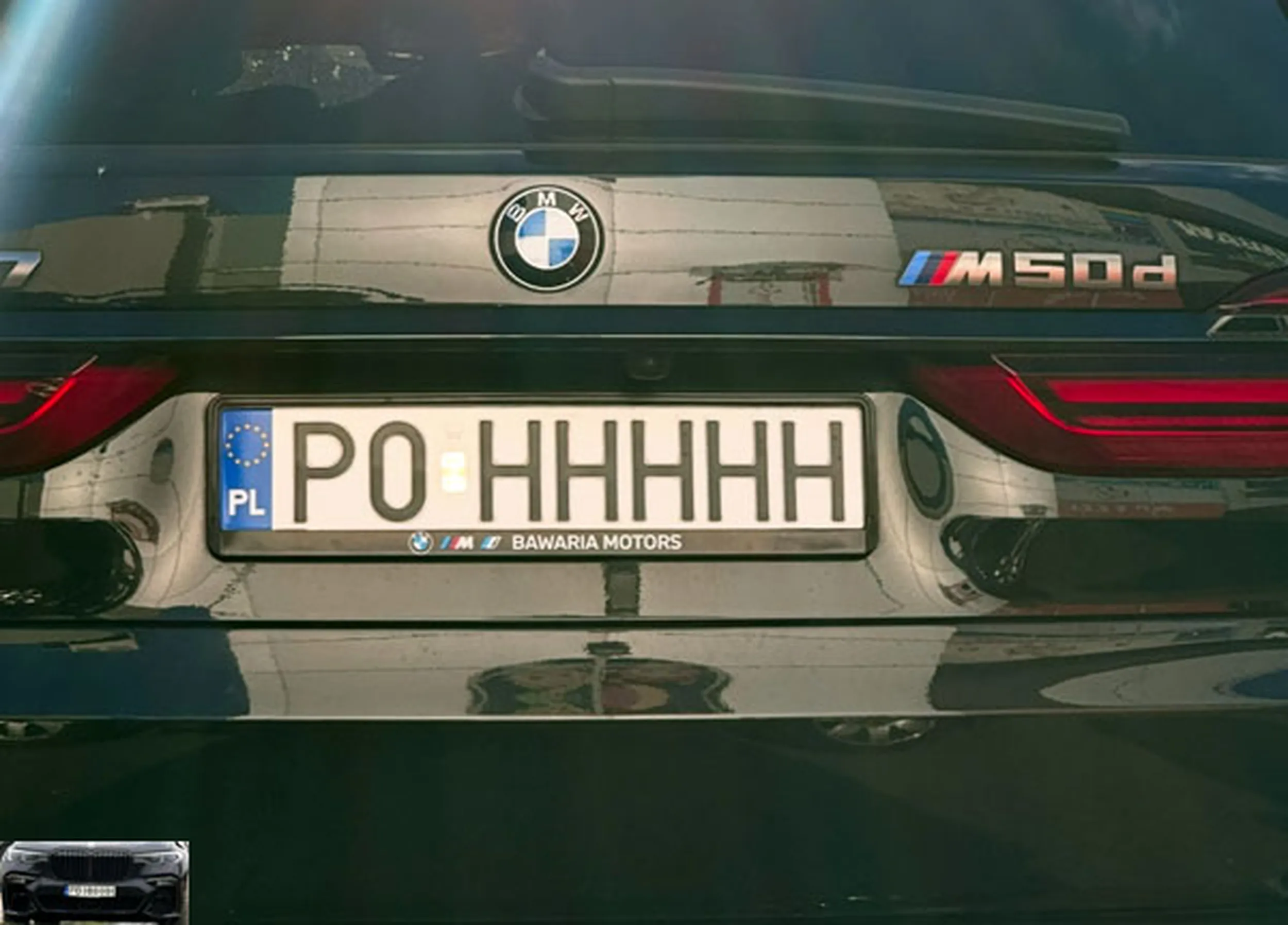 Fajny numer, blacha P0 HHHHH