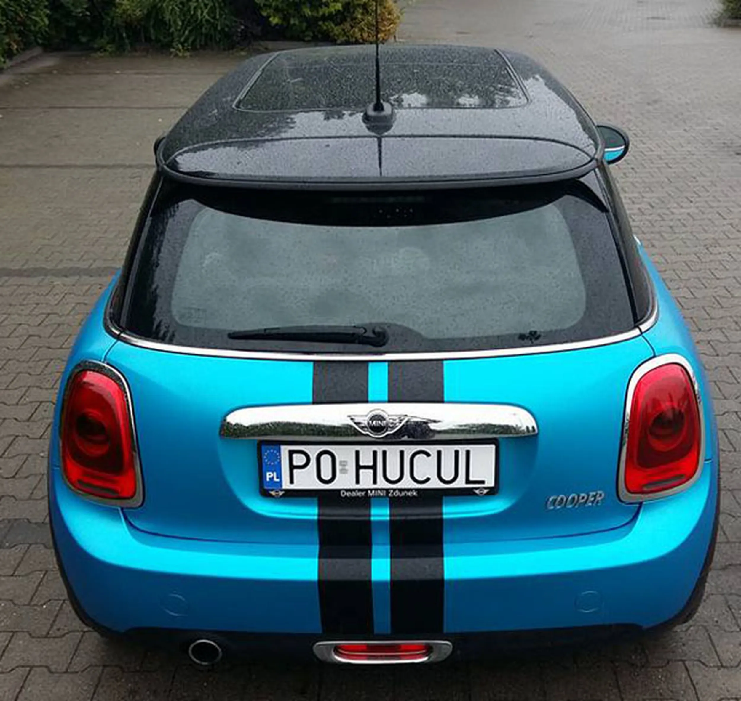 Fajny numer, blacha P0 HUCUL