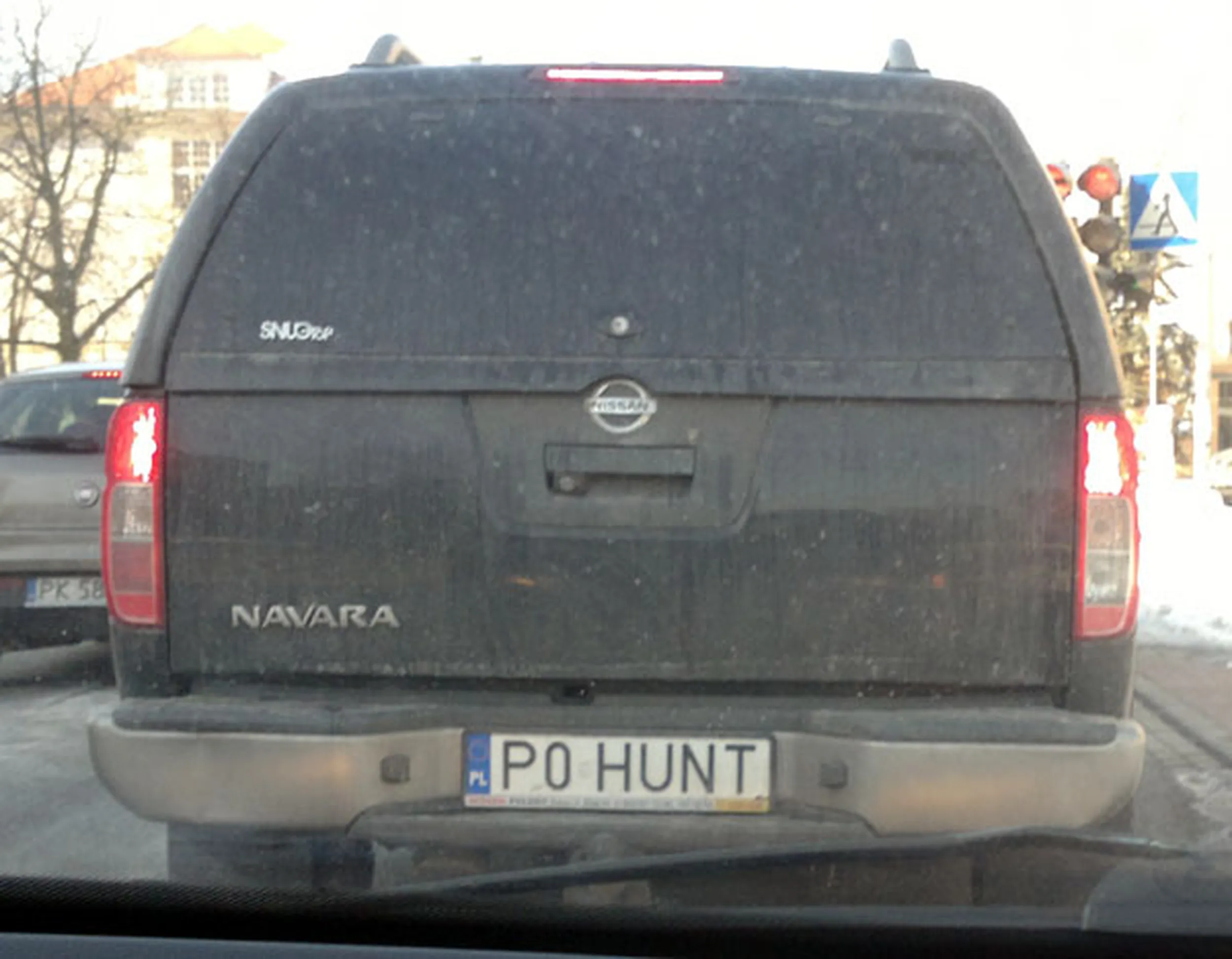 Fajny numer, blacha P0 HUNT