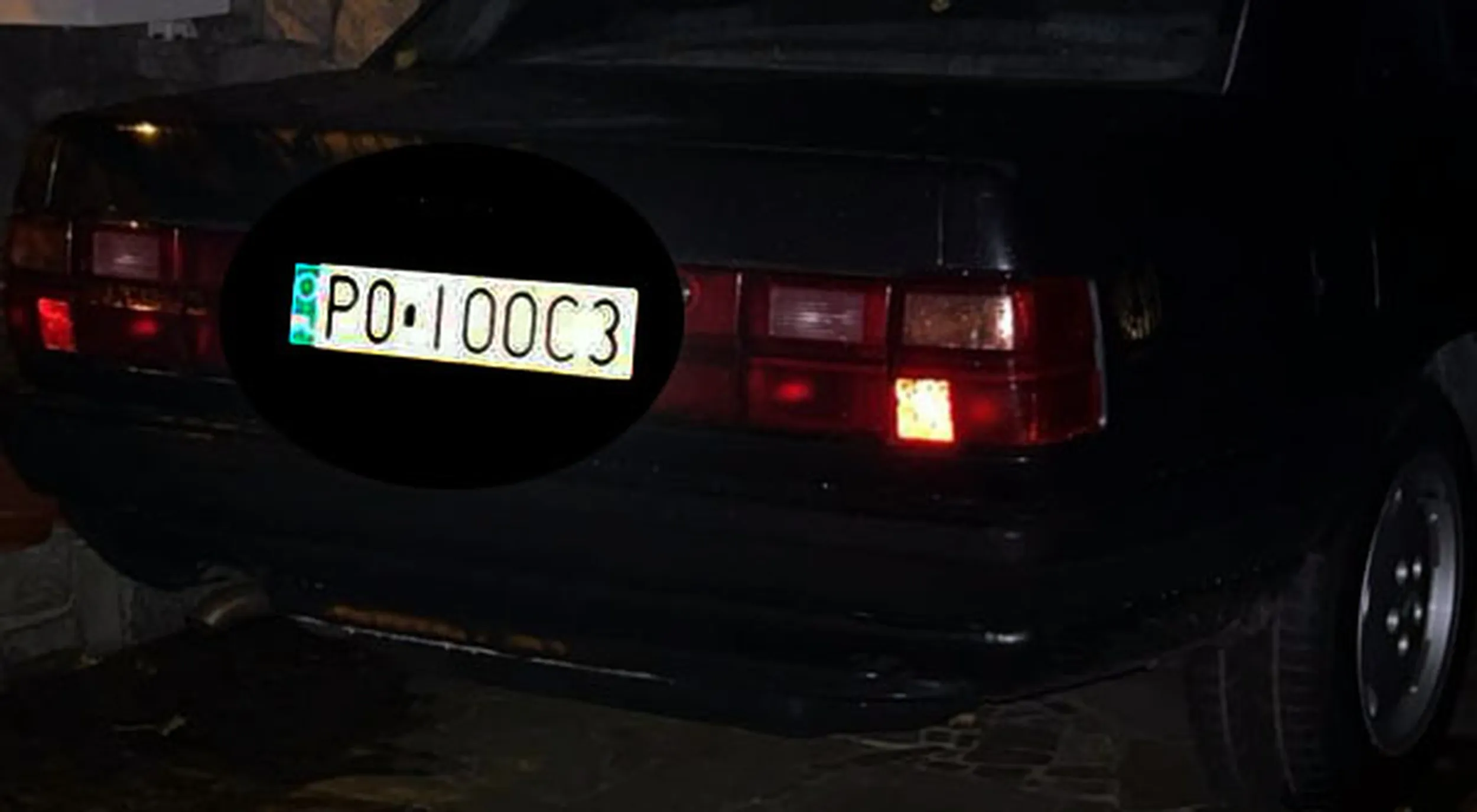 Fajny numer, blacha P0 IOOC3