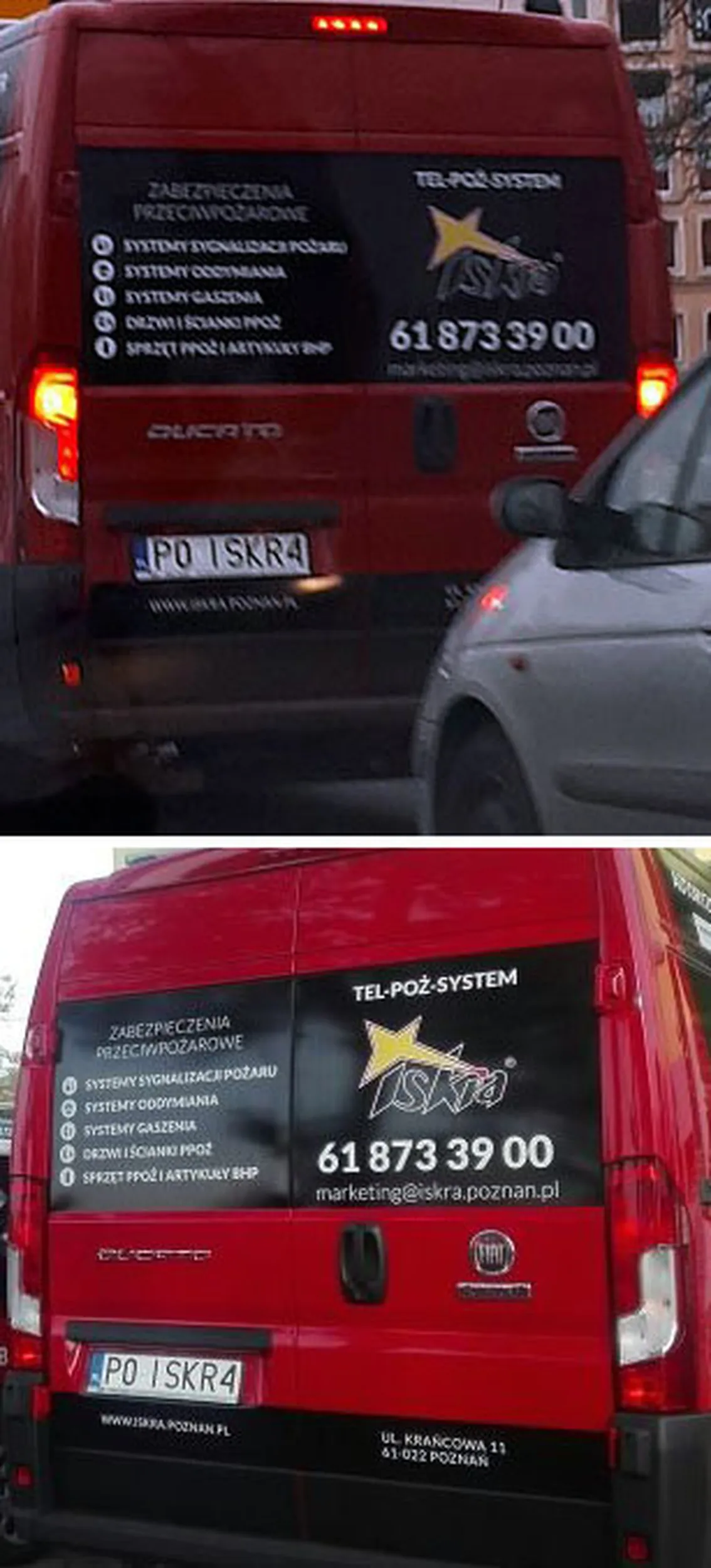 Fajny numer, blacha P0 ISKR4