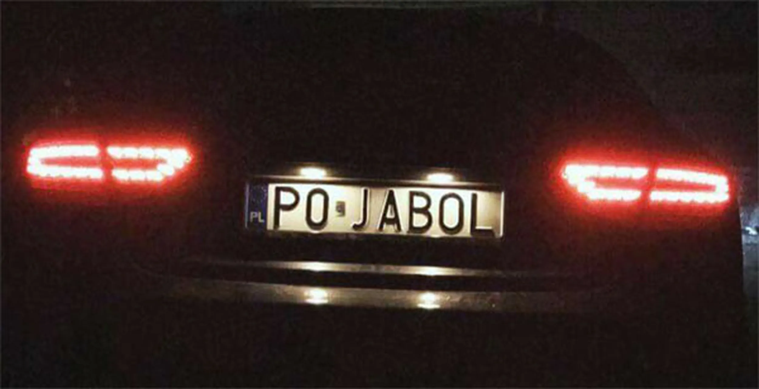 Fajny numer, blacha P0 JABOL