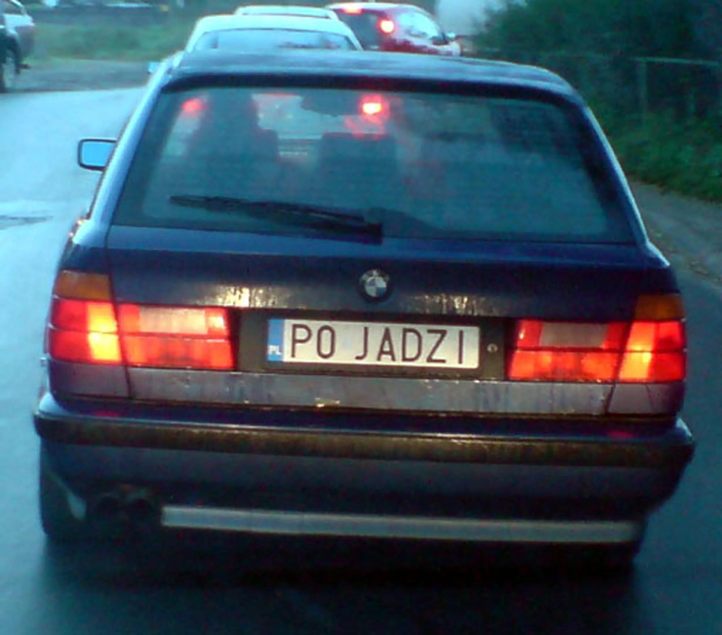 Fajny numer, blacha P0 JADZI