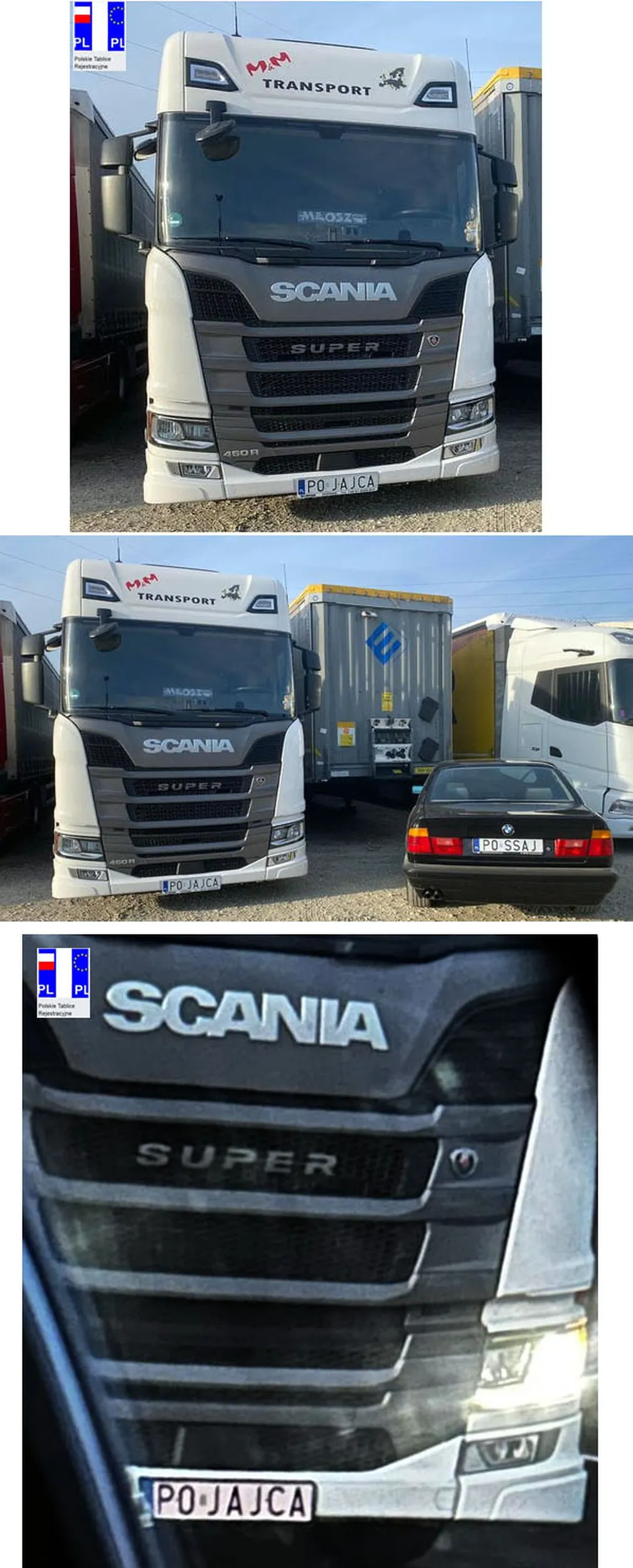 Fajny numer, blacha P0 JAJCA