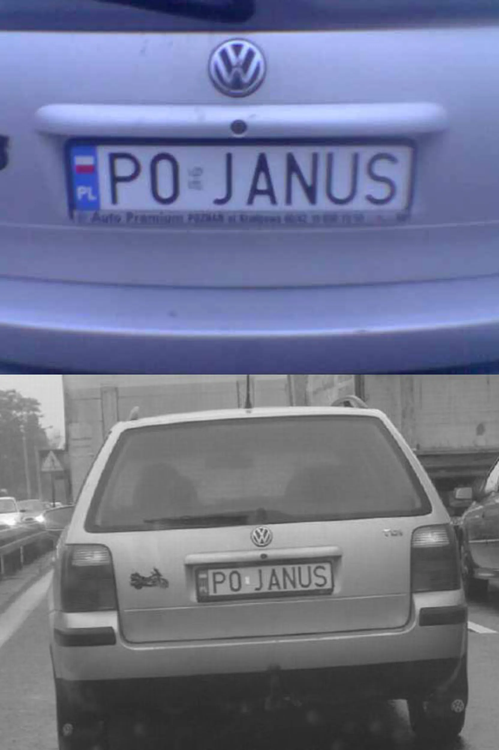 Fajny numer, blacha P0 JANUS