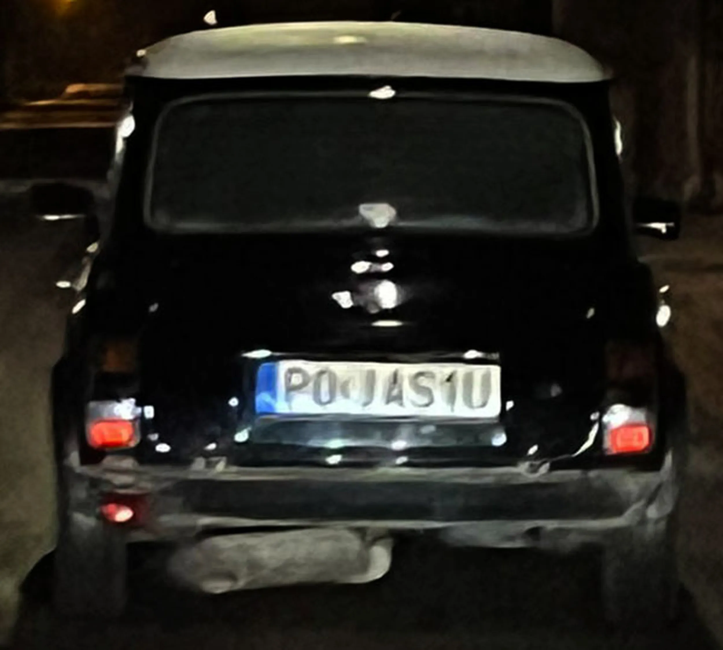 Fajny numer, blacha P0 JAS1U