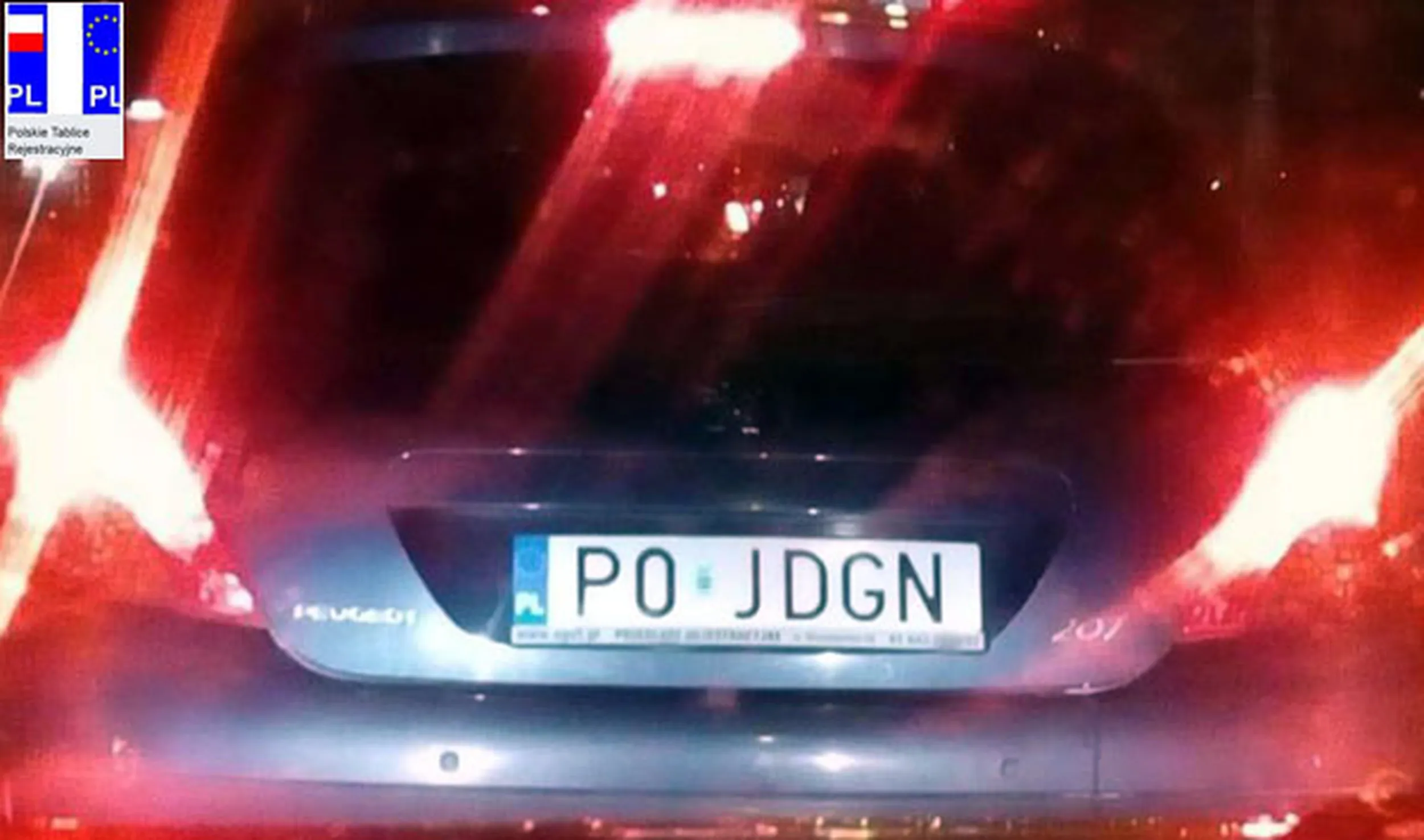 Fajny numer, blacha P0 JDGN