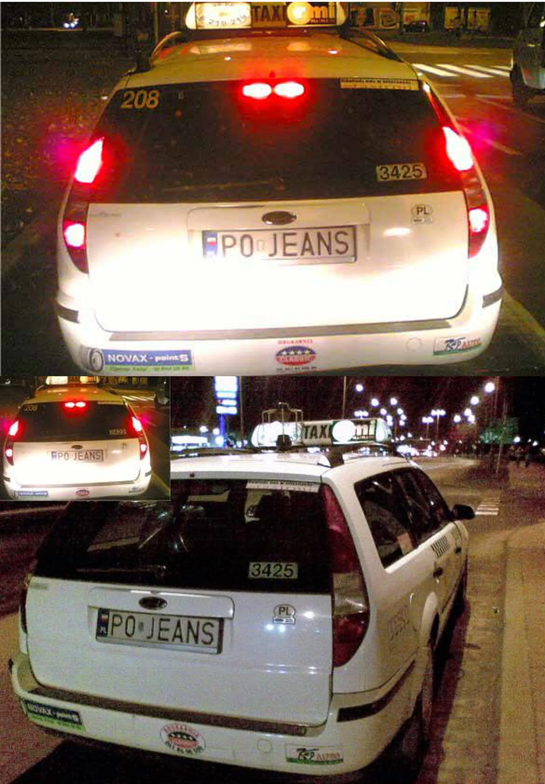 Fajny numer, blacha P0 JEANS