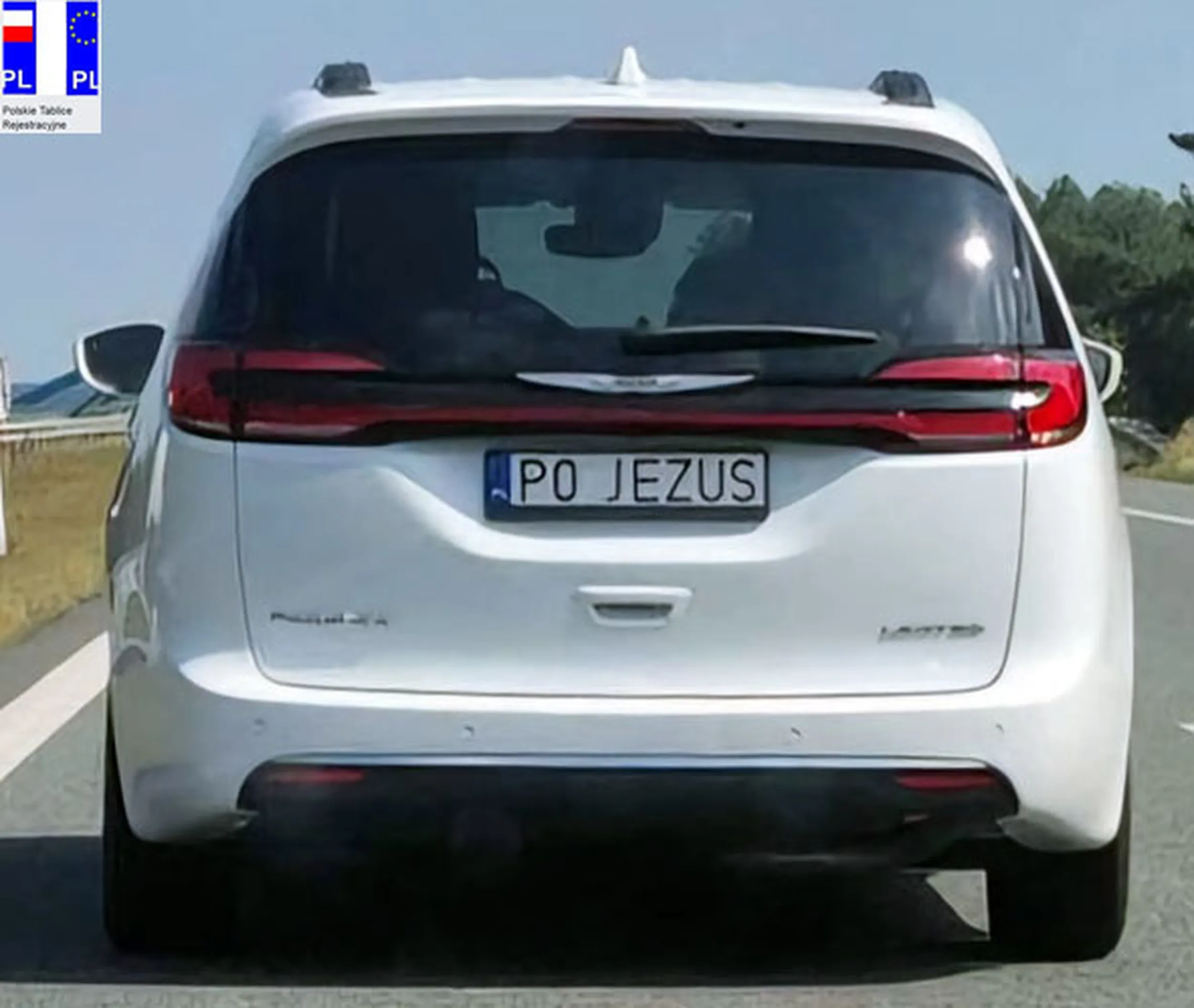 Fajny numer, blacha P0 JEZUS
