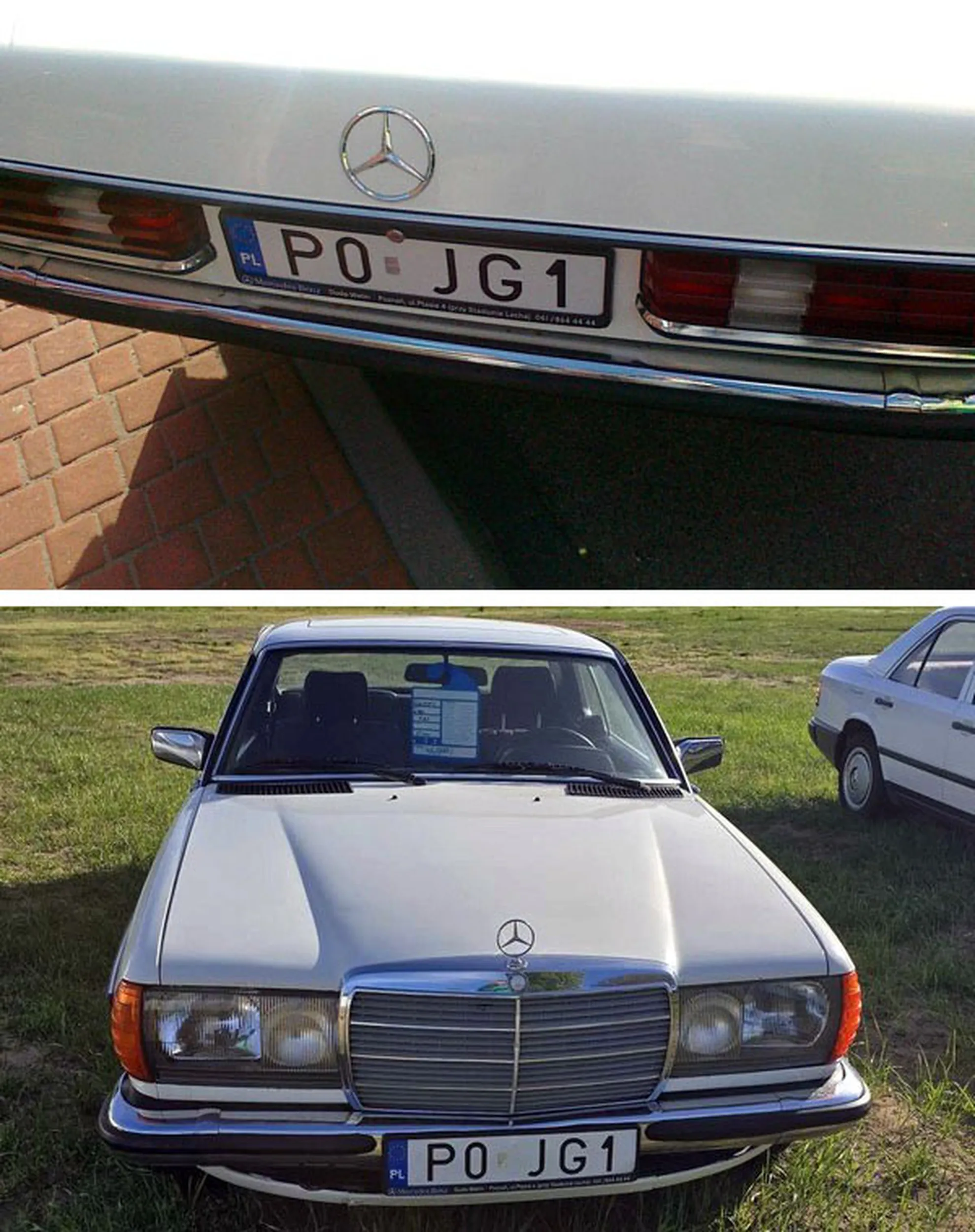 Fajny numer, blacha P0 JG1